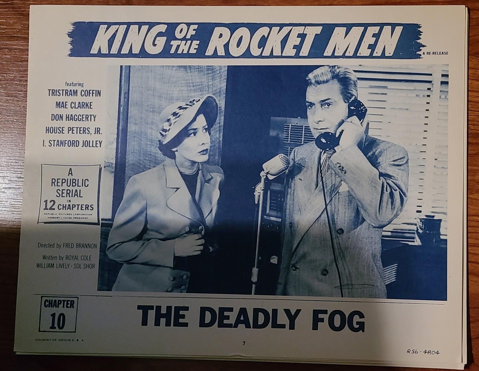 King Of The Rocket Men 1949 Serial Lobby Cards