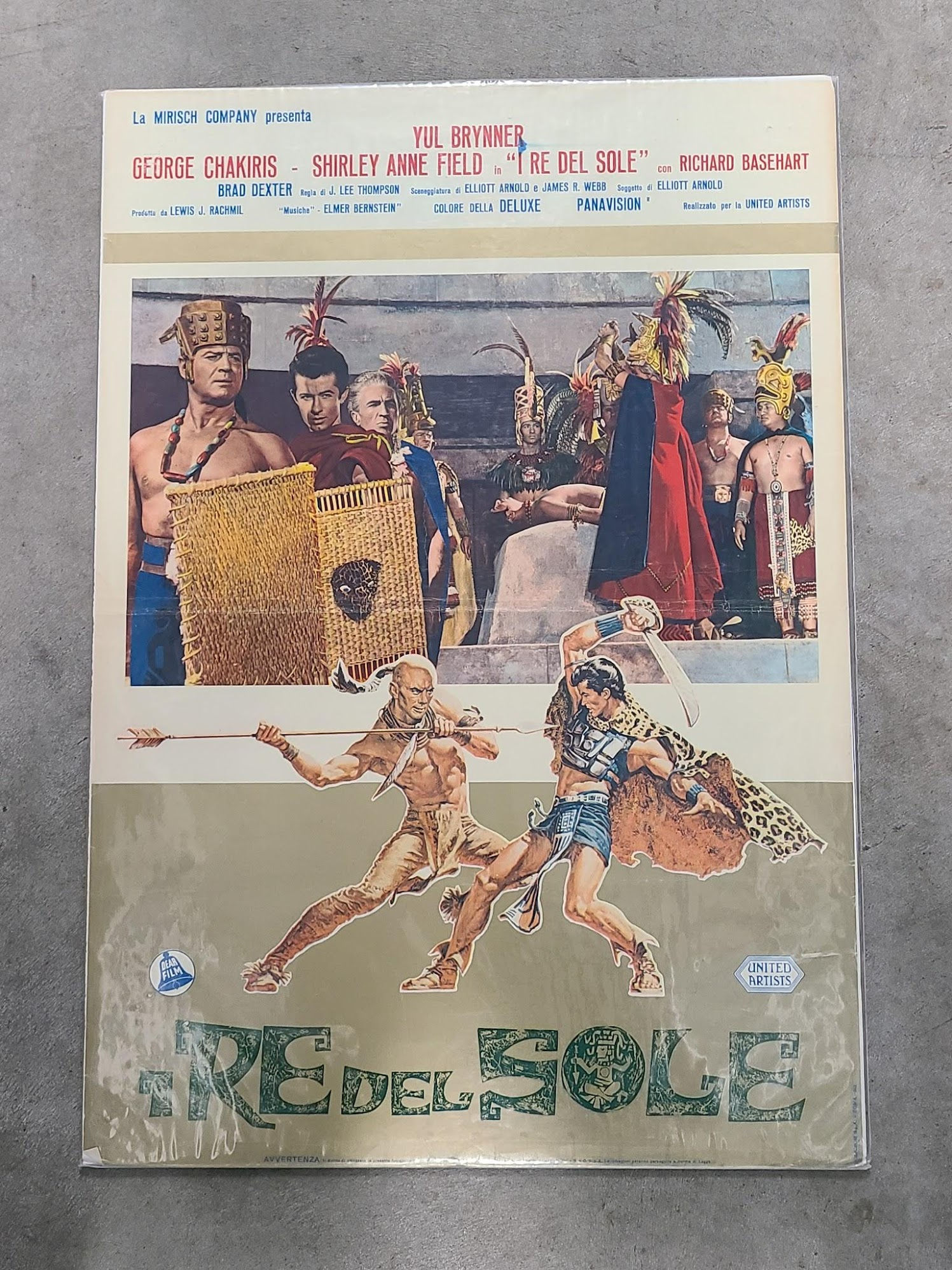 KIng Of The Sun 1963 Fotobusta