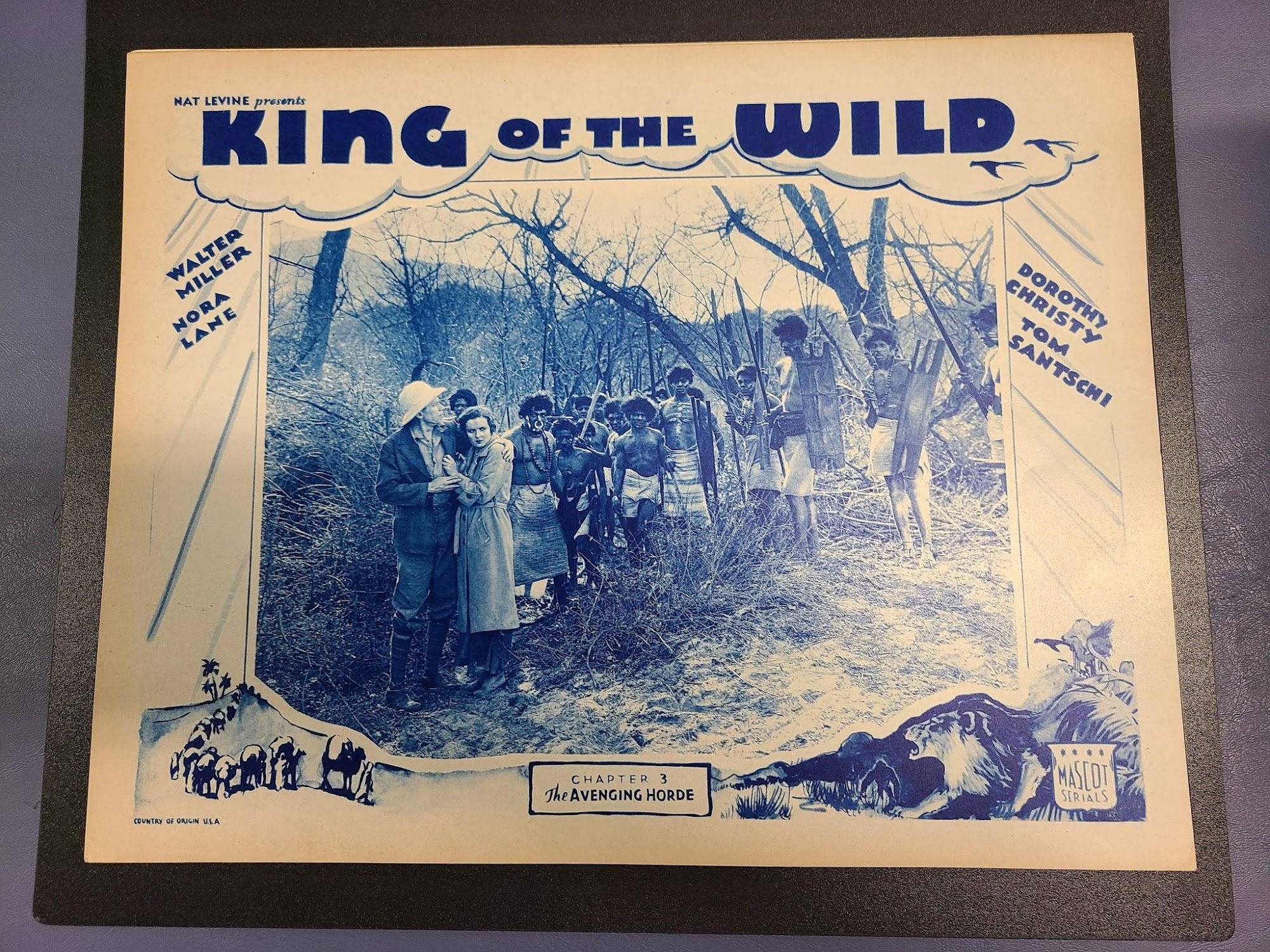 King Of The Wild 1931 Serial Lobby Cards