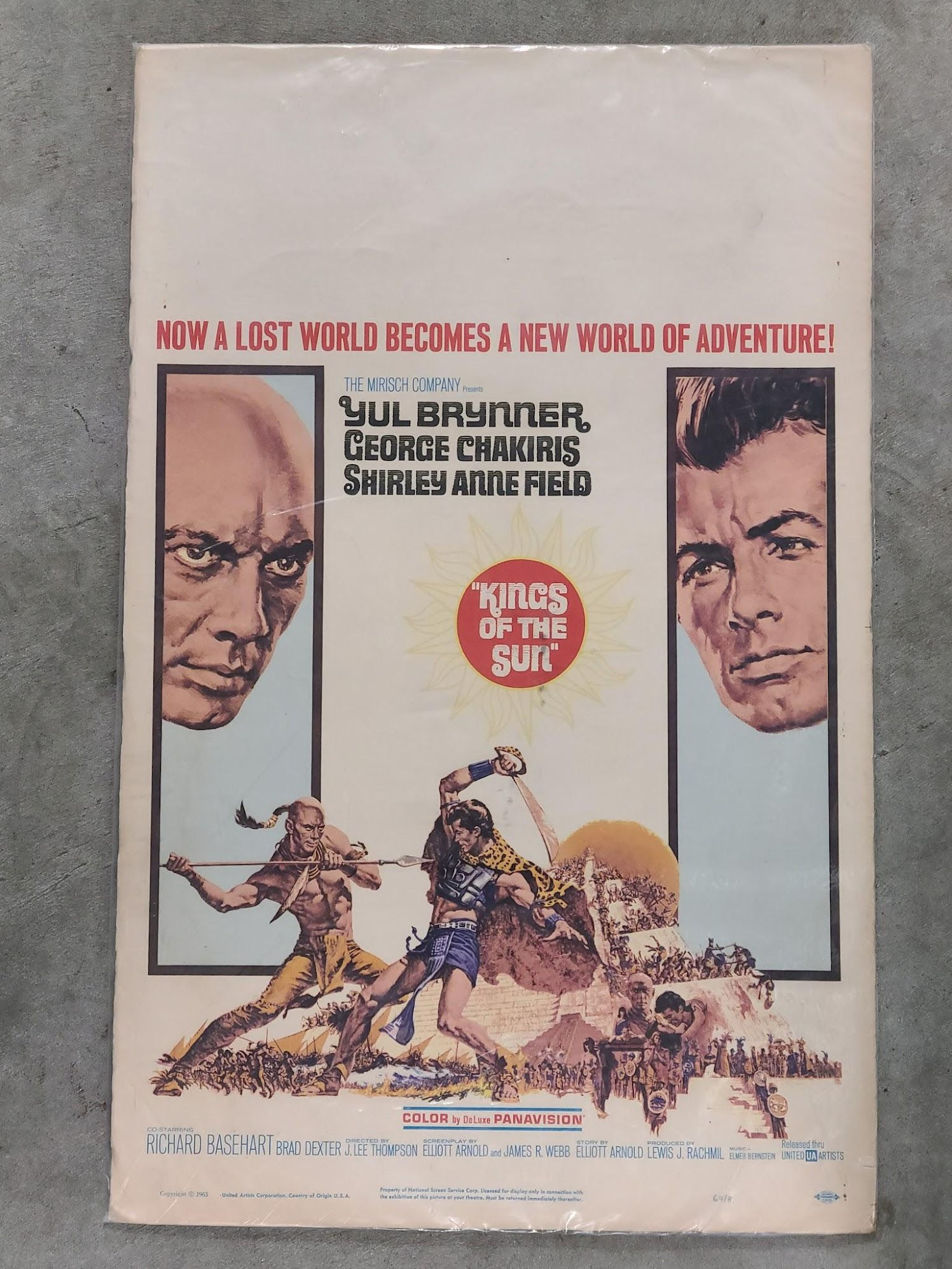 Kings Of The Sun 1963 Window Cards