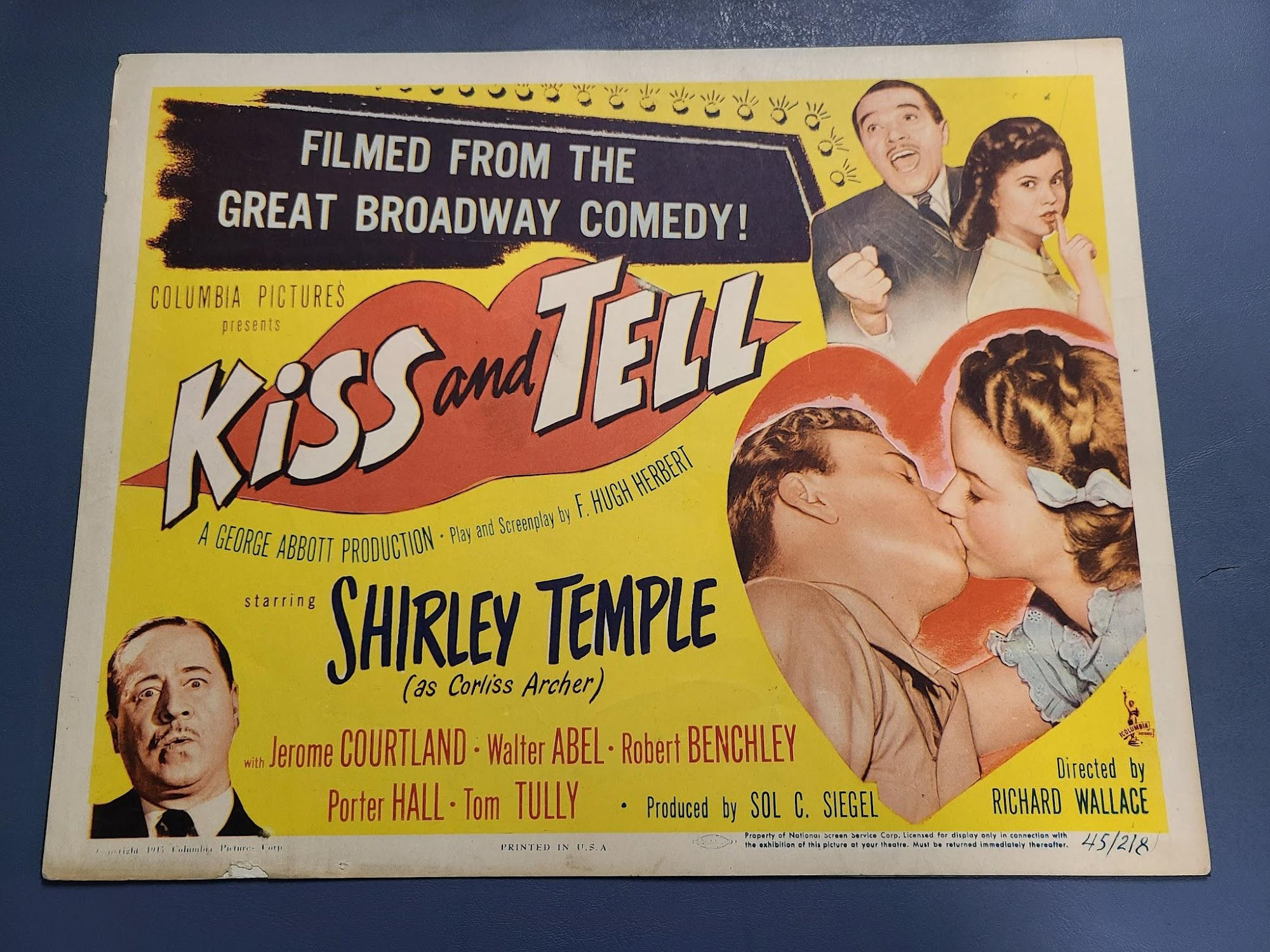 Kiss And Tell 1945 Title Cards