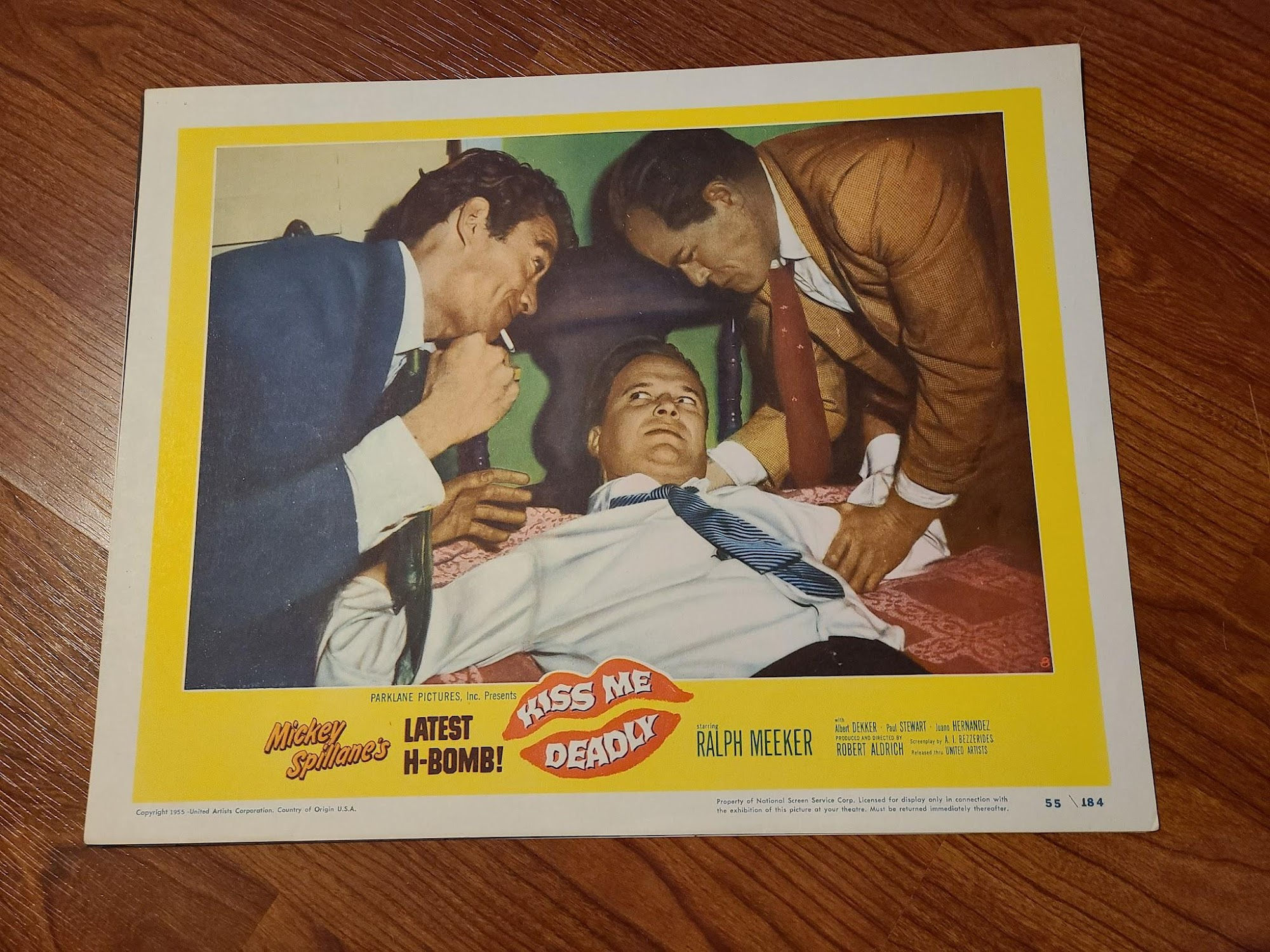 Kiss Me Deadly 1955 General Lobby Cards