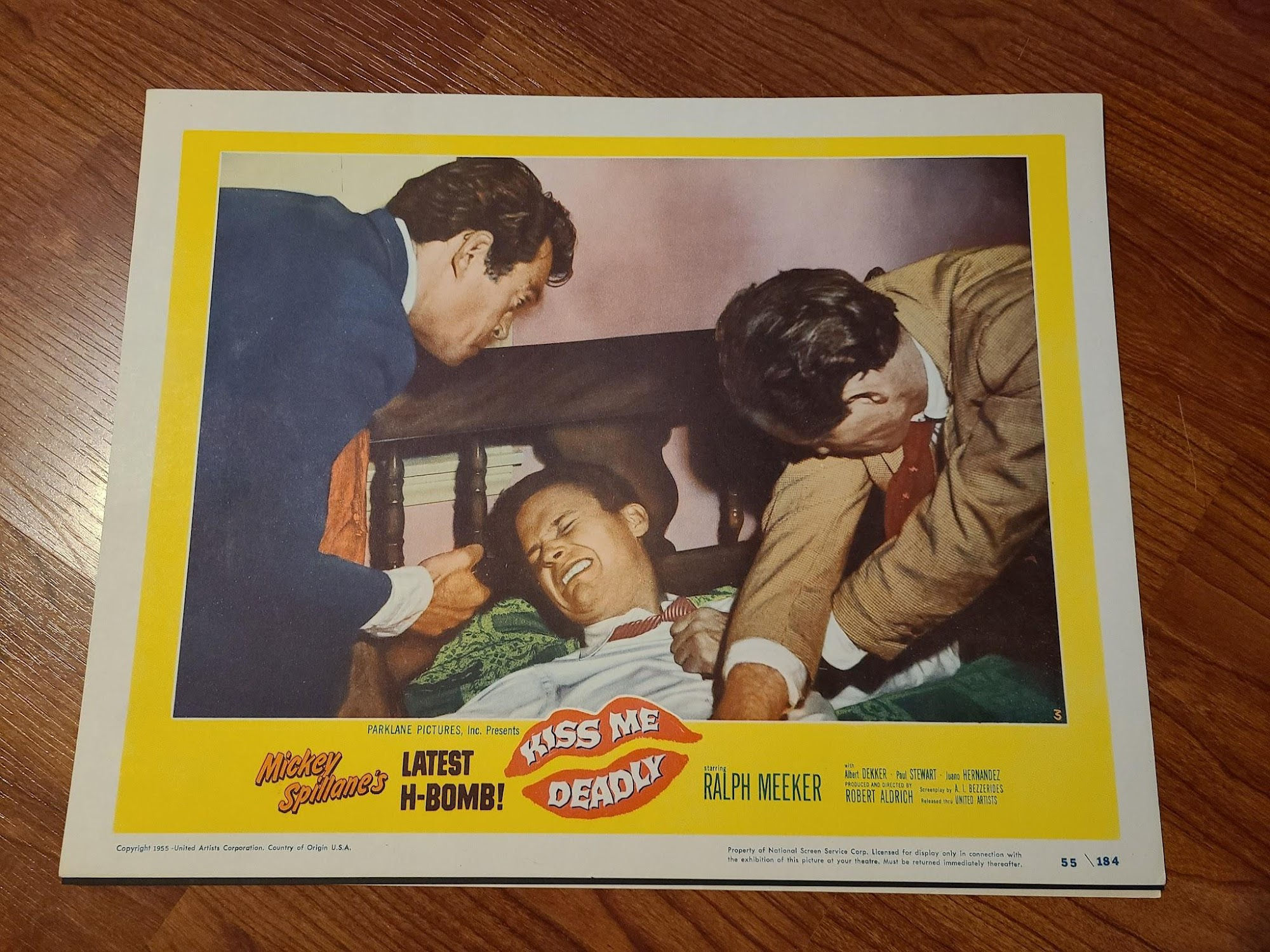 Kiss Me Deadly 1955 General Lobby Cards