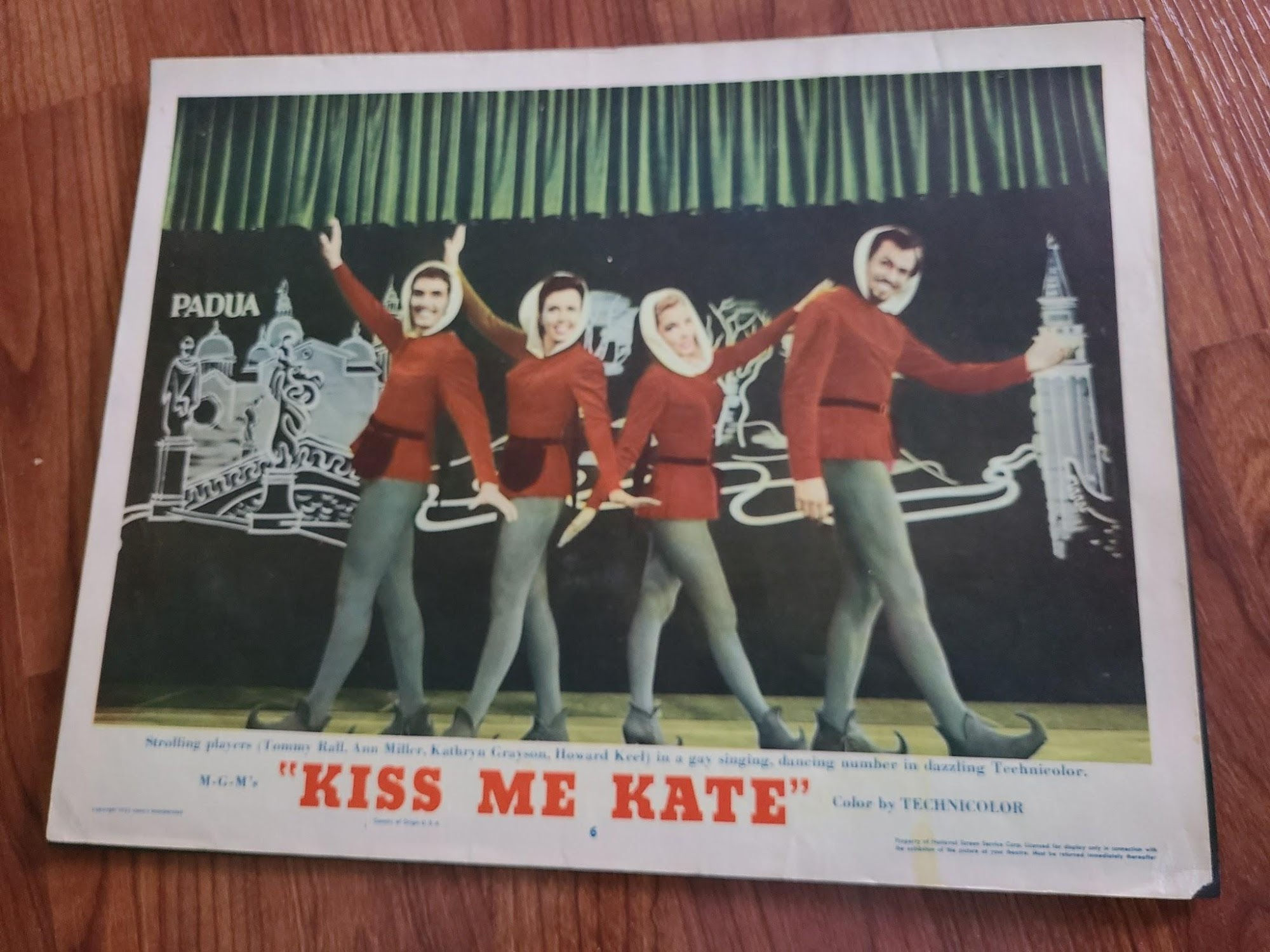 Kiss Me Kate 1953 General Lobby Cards