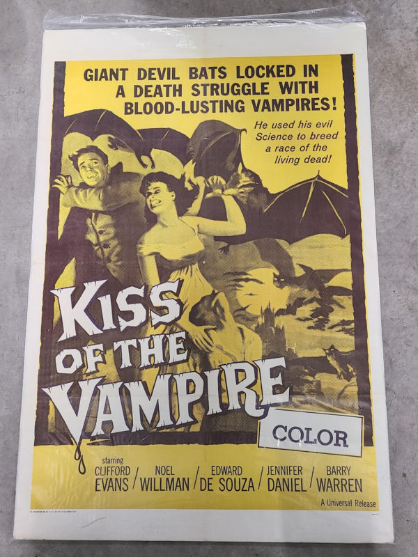 Kiss Of The Vampire 1963 1 Sheets/US