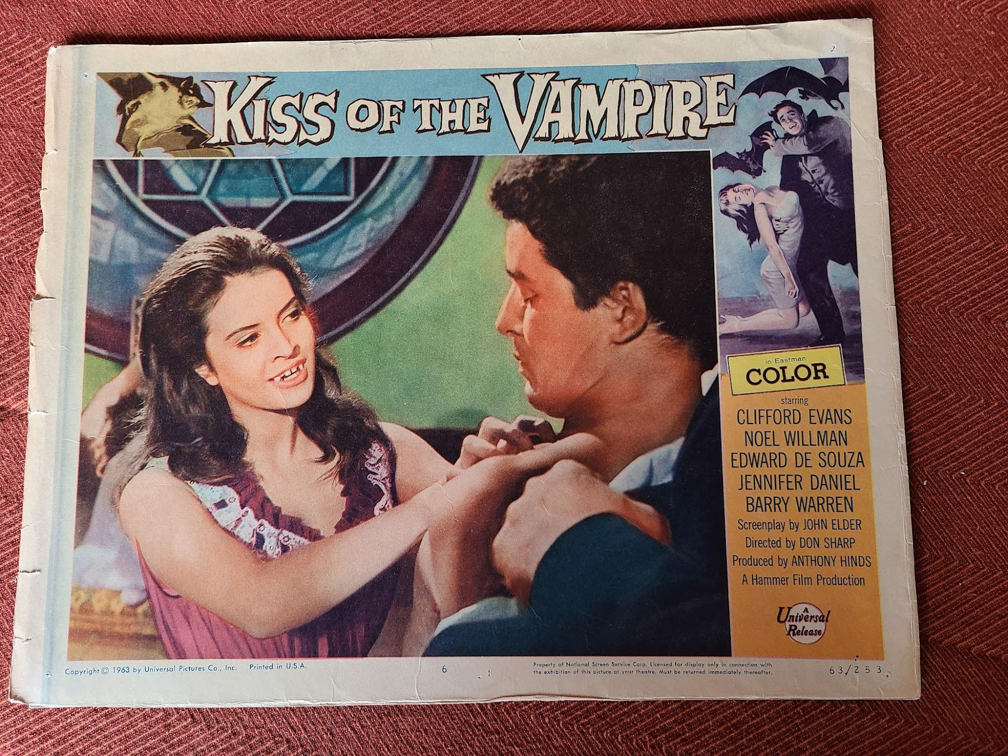 Kiss Of The Vampire 1963 Scifi/Horror