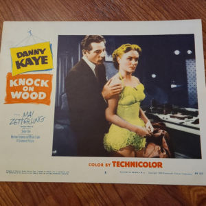 Knock On Wood 1954 General Lobby Cards