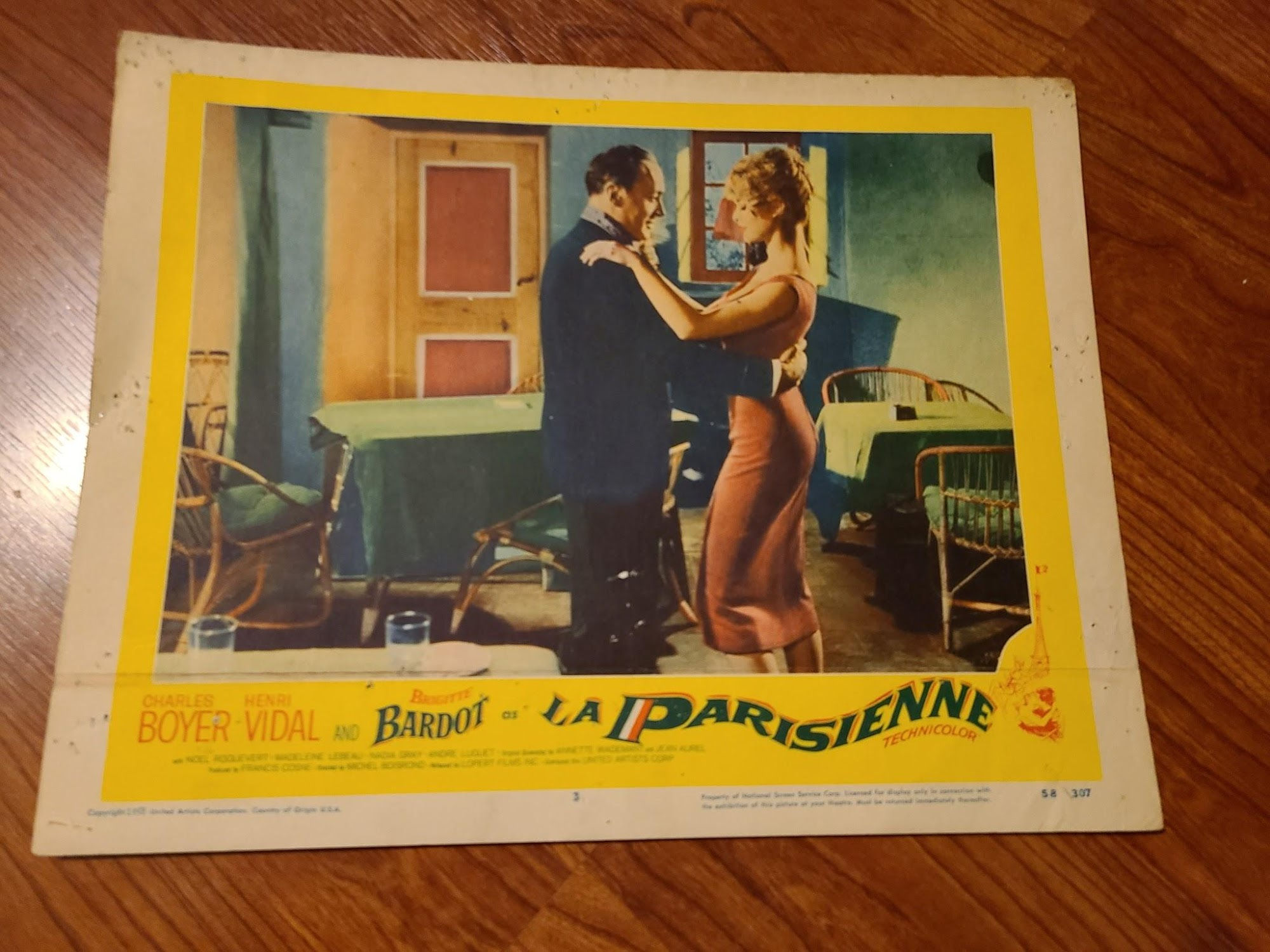 La Parisienne 1958 General Lobby Cards