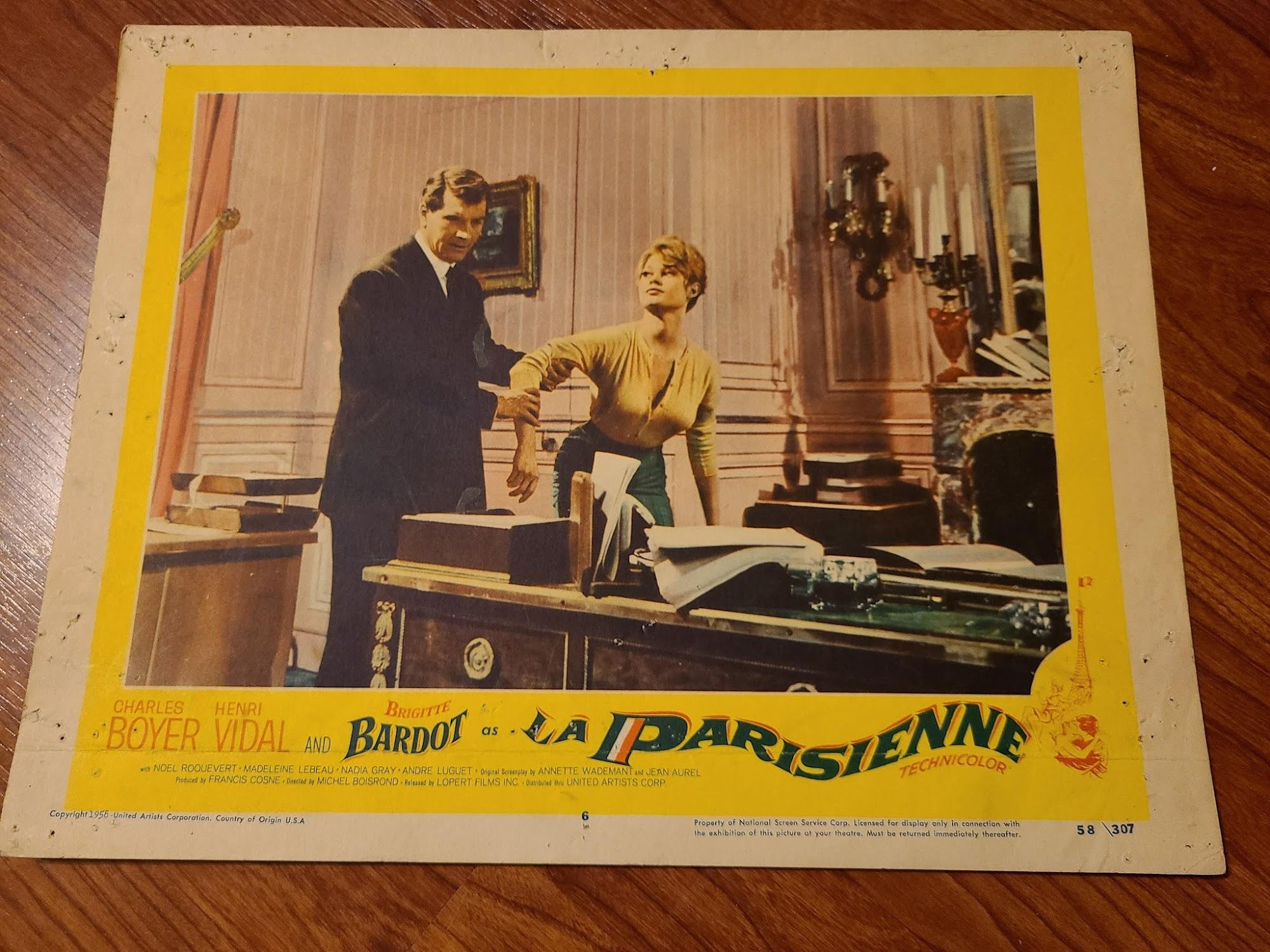 La Parisienne 1958 General Lobby Cards