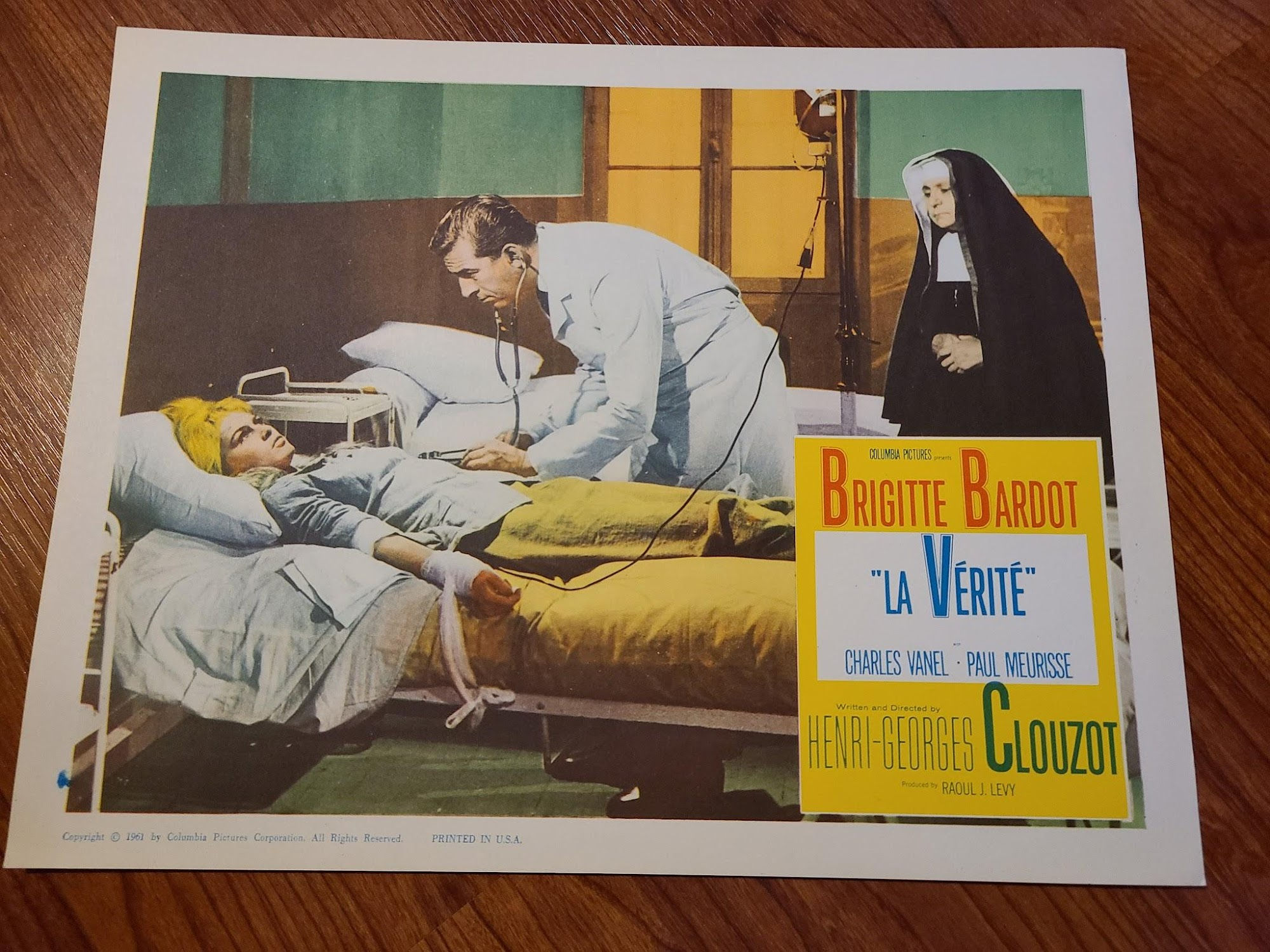 La Verite 1961 General Lobby Cards