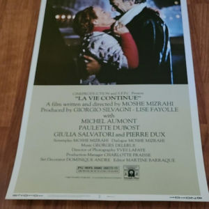 La Vie Continue 1982 Inserts