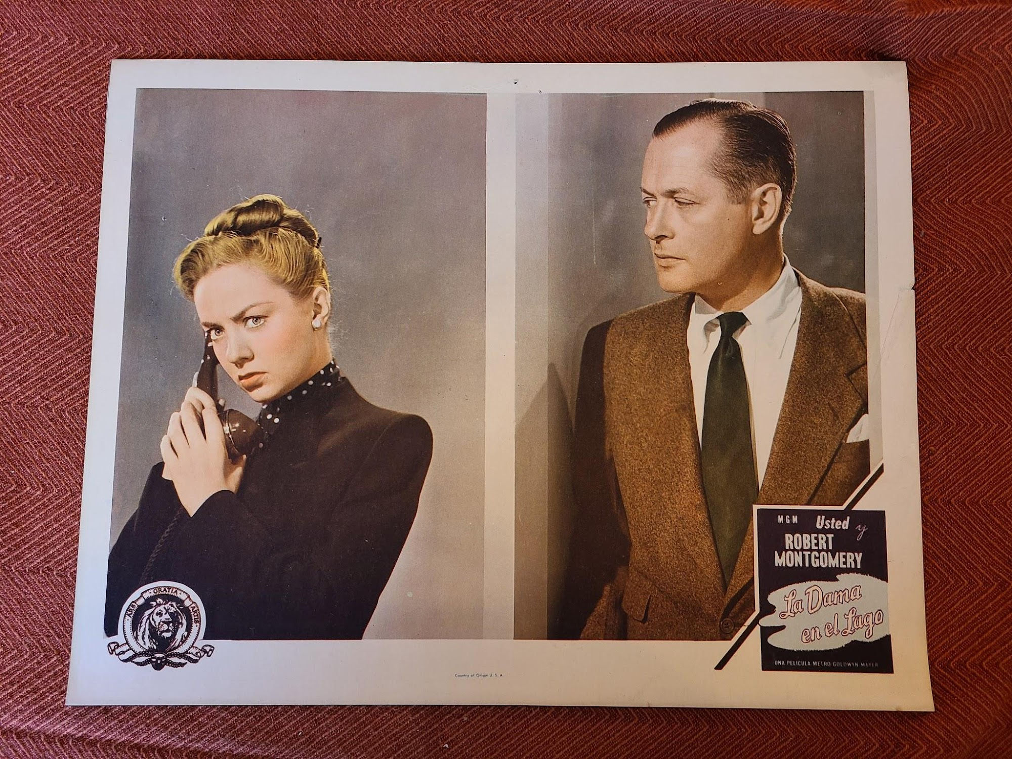 Lady In The Lake 1946 General Lobby Cards