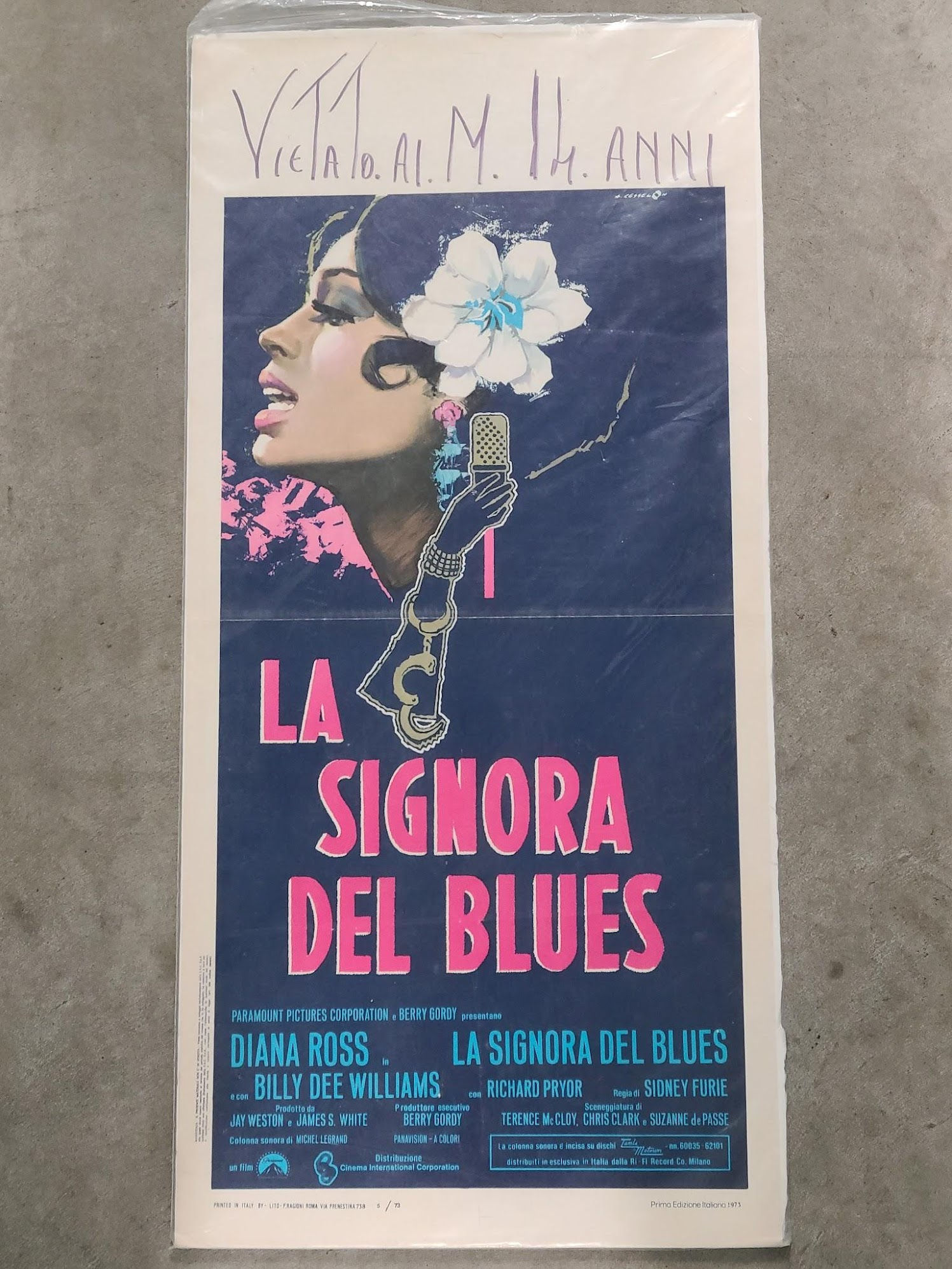 Lady Sings The Blues 1972 Locodina