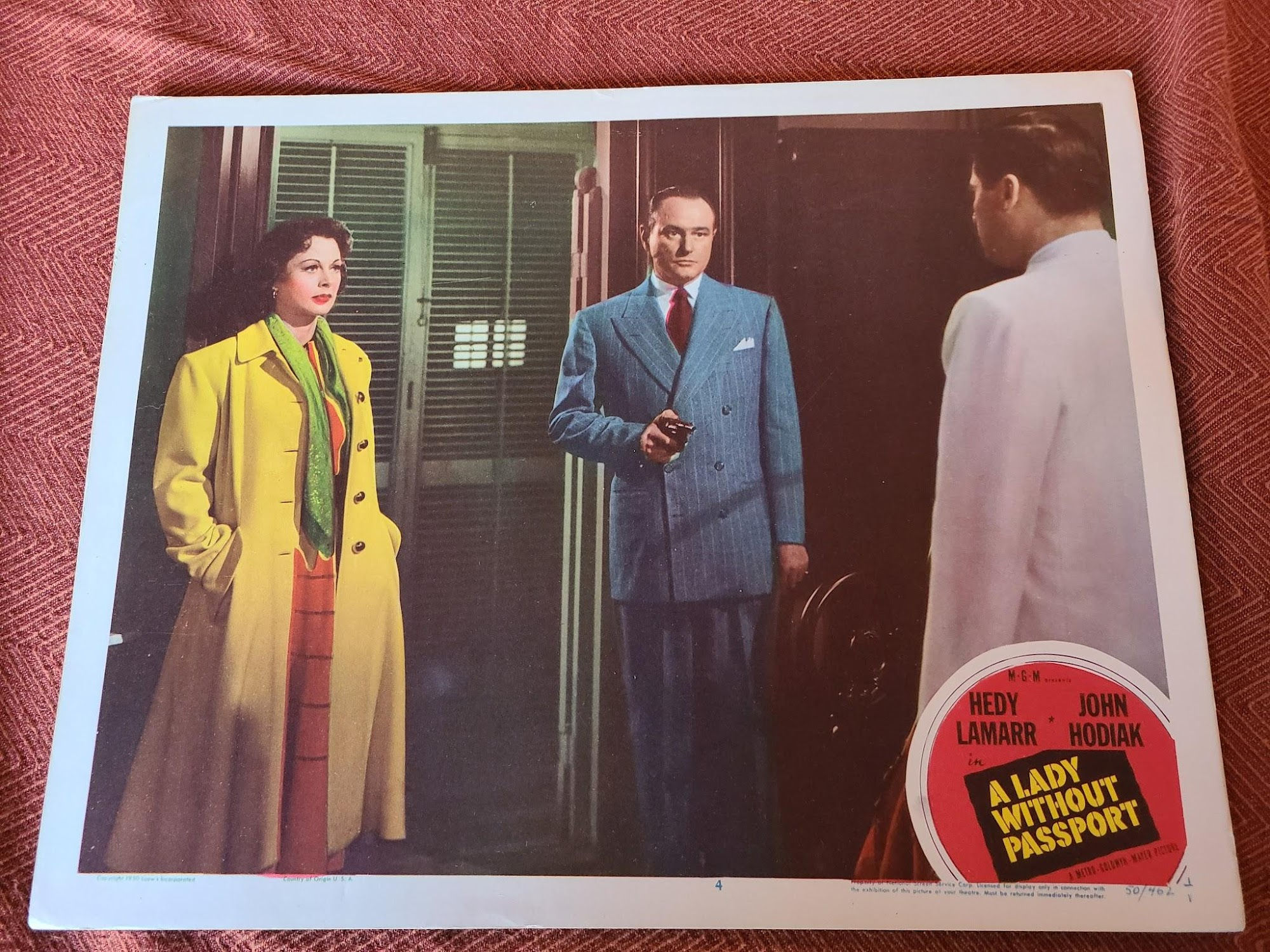 Lady Without A Passport 1950 General Lobby Cards