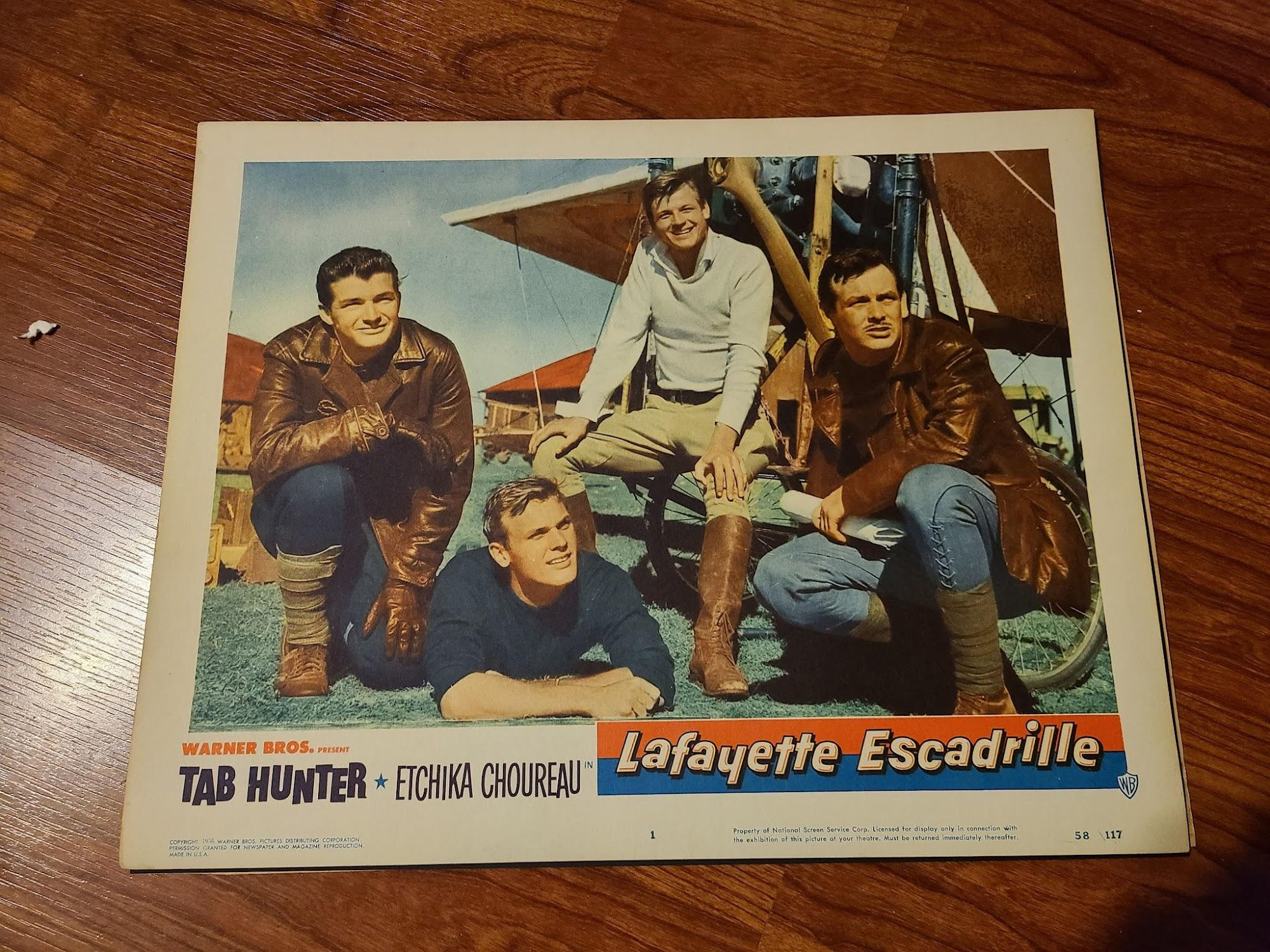 Lafayette Escadrille 1958 General Lobby Cards