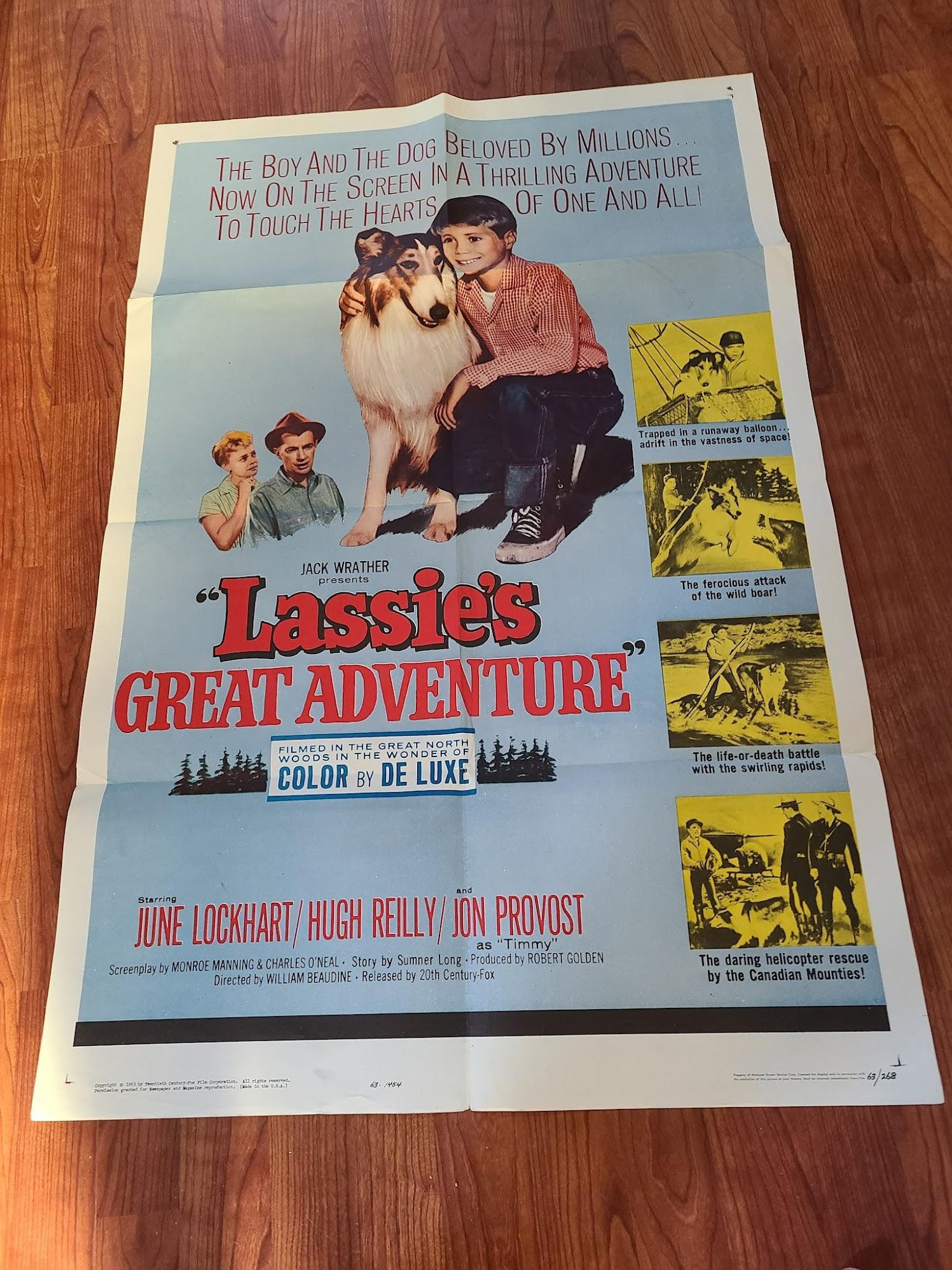Lassie's Greatest Adventure 1963 1 Sheets/US
