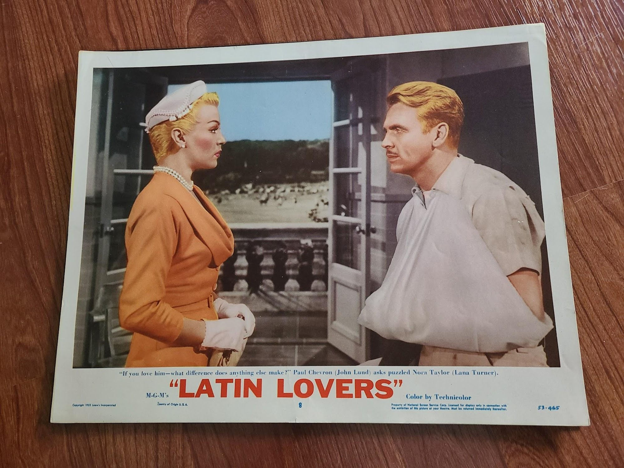 Latin Lovers 1953 General Lobby Cards