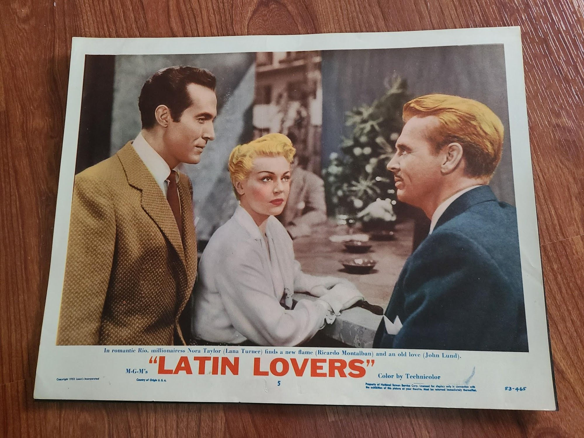 Latin Lovers 1953 General Lobby Cards