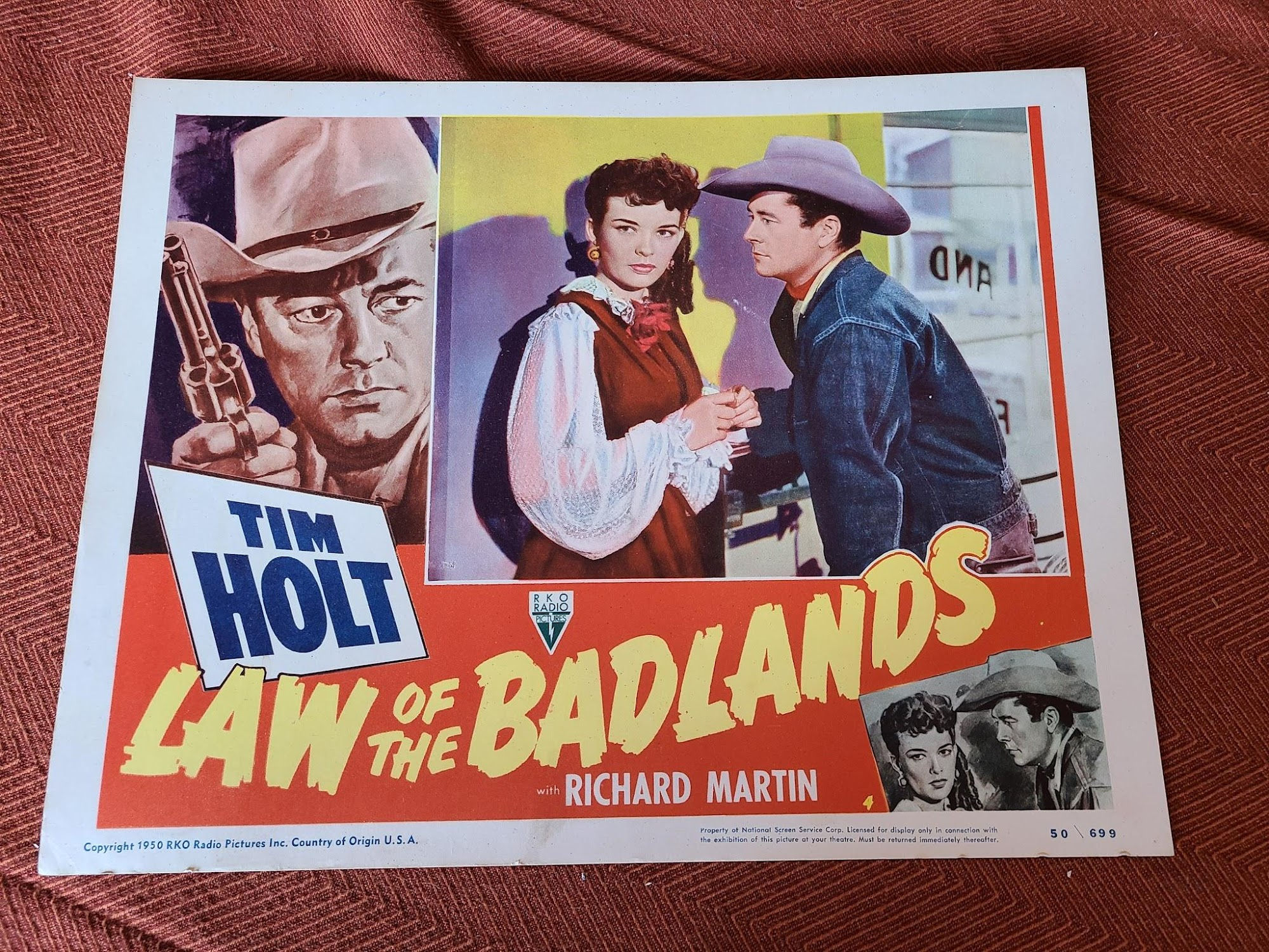 Law of the Badlands 1950 Western Lobby Cards