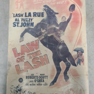Law Of The Lash 1947 1 Sheets/US