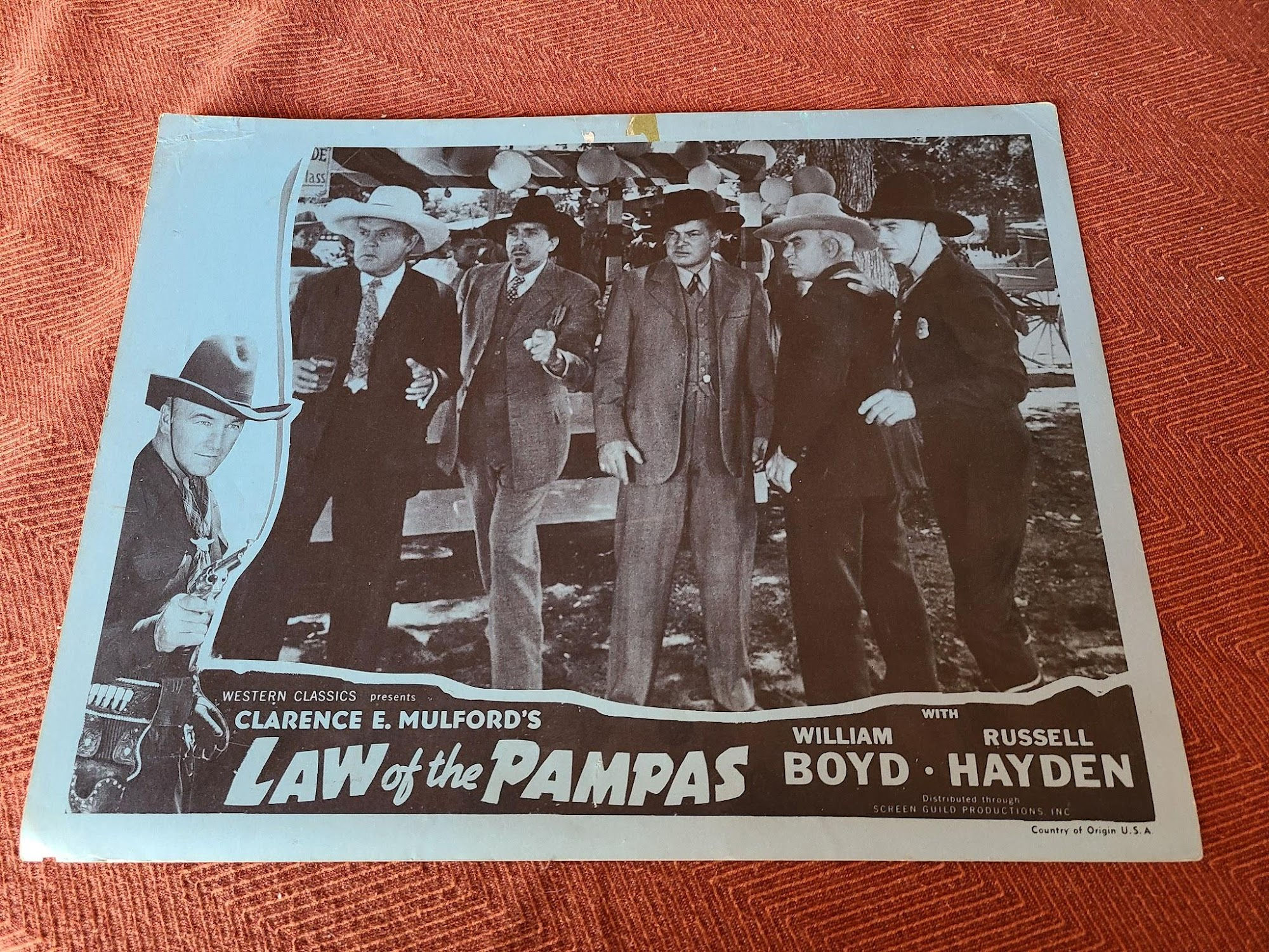 Law of The Pampas 1939 Western Lobby Cards