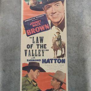 Law Of The Valley 1944 Inserts