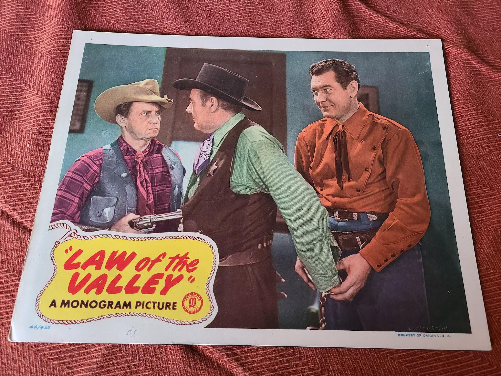 Law Of The Valley 1944 Western Lobby Cards