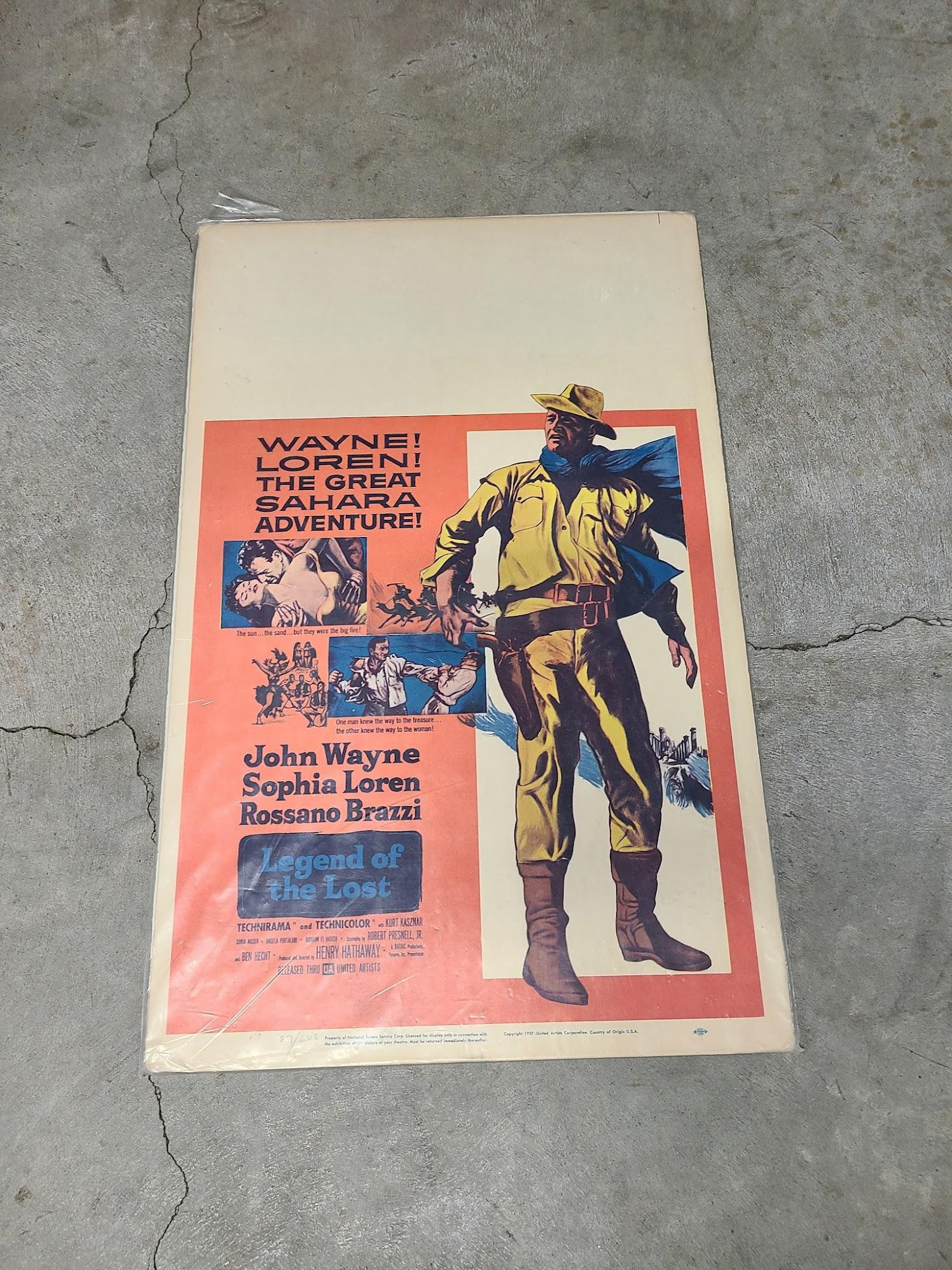 Legend Of The Lost 1957 Window Cards