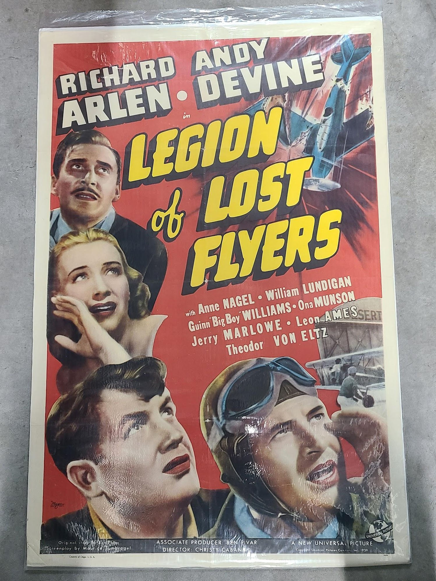 Legion Of Lost Flyers 1939 1 Sheets/US