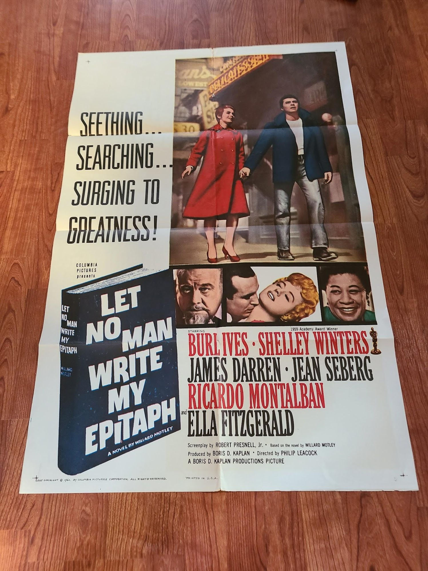 Let No Man Write My Epitaph 1960 1 Sheets/US