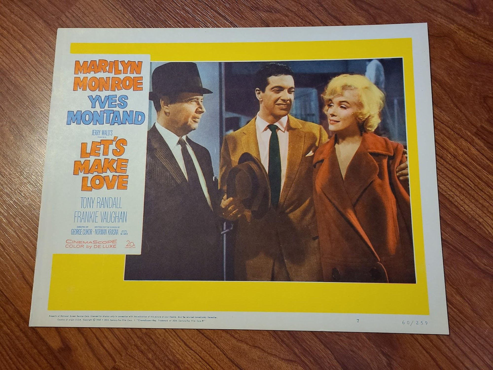 Let's Make Love 1960 General Lobby Cards