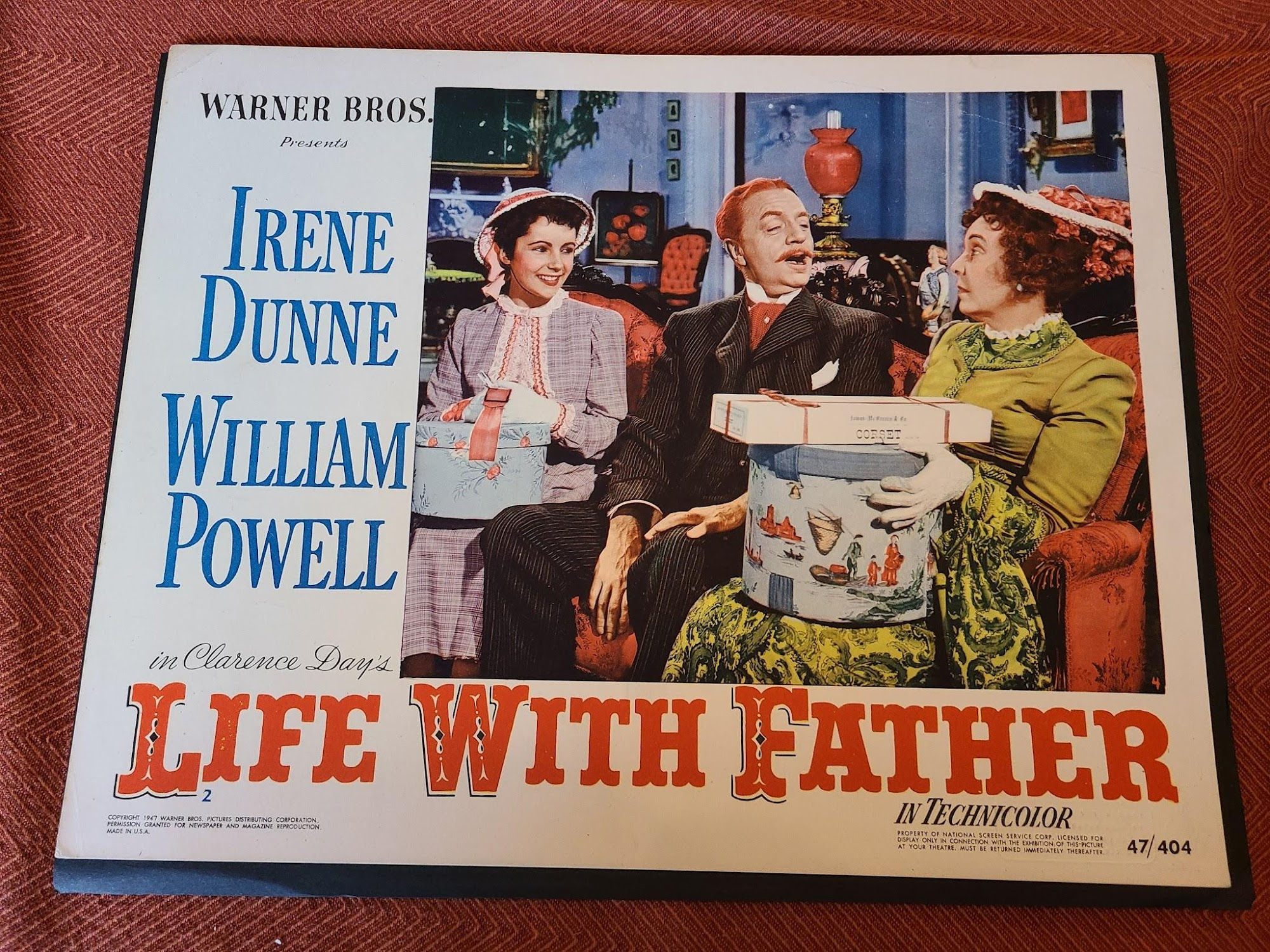 Life With Father 1947 General Lobby Cards