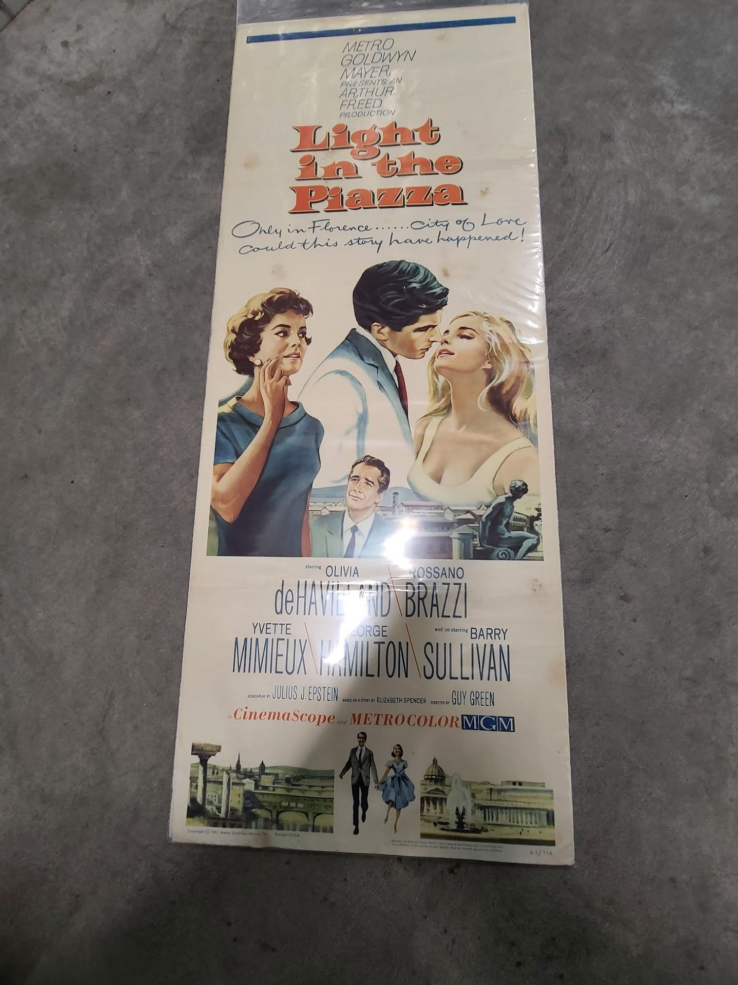 Light In The Piazza 1962 Inserts