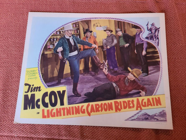 Lightning Carson Rides Again 1938 Western Lobby Cards