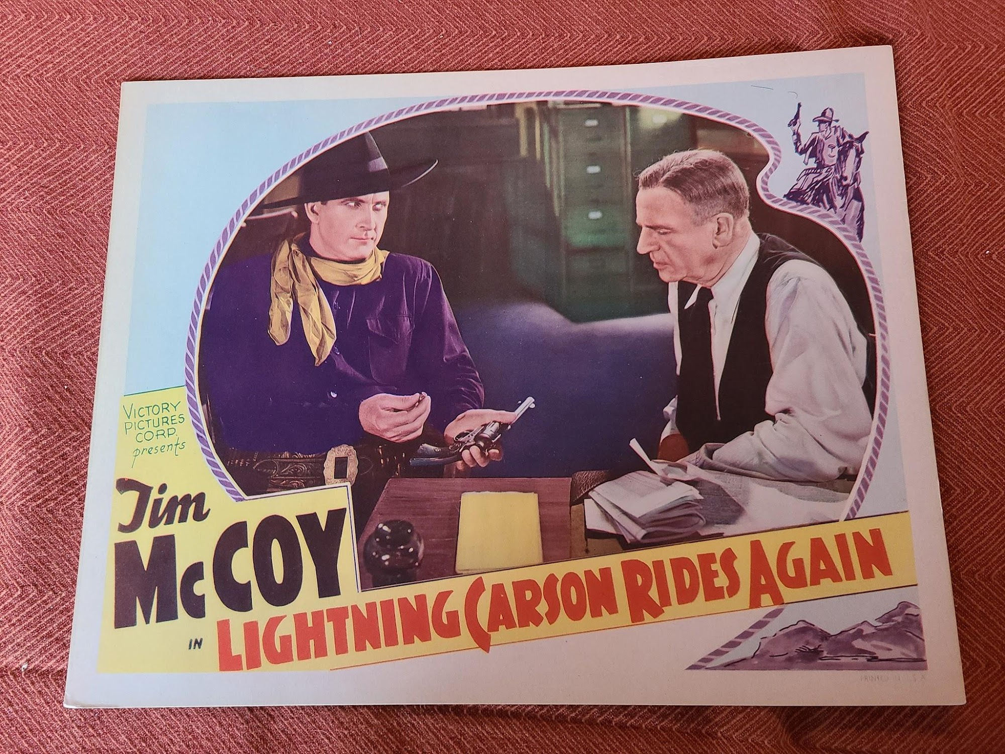 Lightning Carson Rides Again 1938 Western Lobby Cards