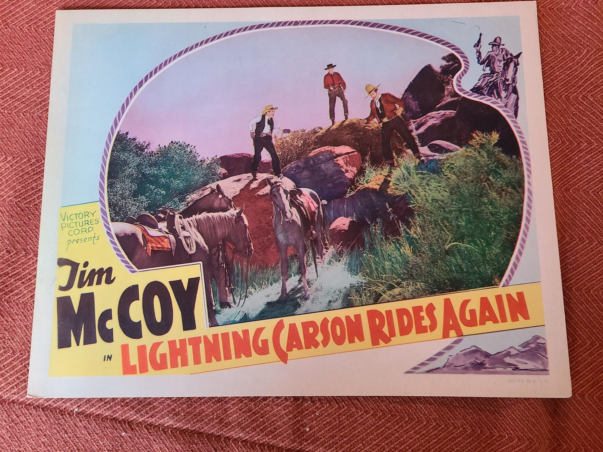 Lightning Carson Rides Again 1938 Western Lobby Cards