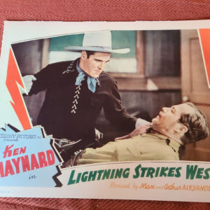 Lightning Strikes West 1940 Western Lobby Cards