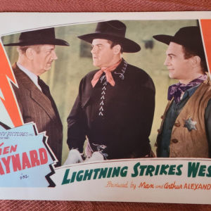Lightning Strikes West 1940 Western Lobby Cards