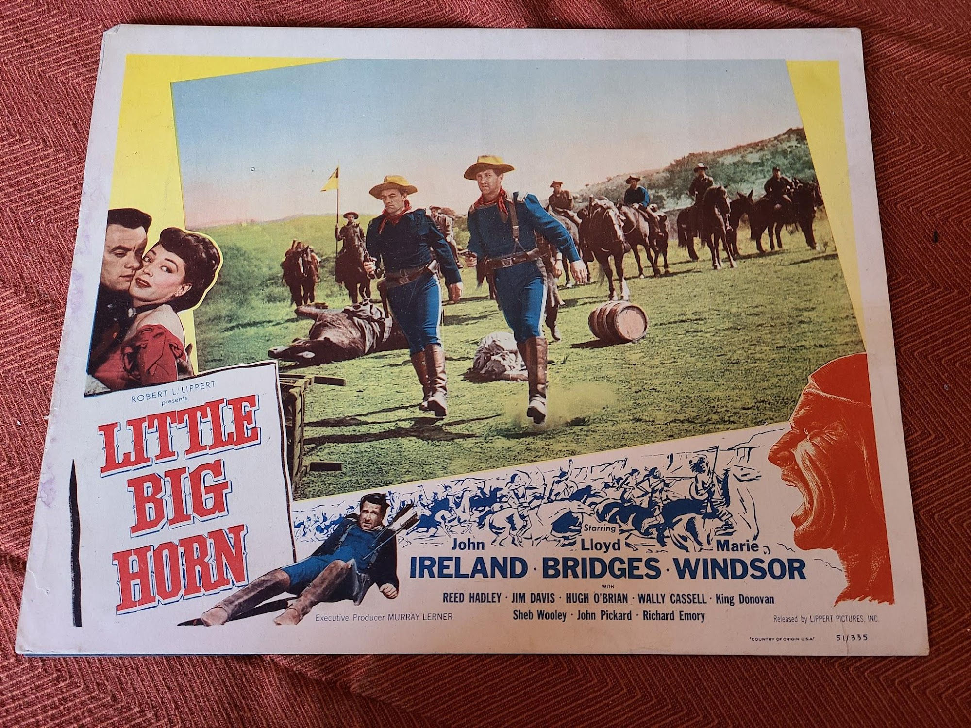 Little Big Horn 1951 Western Lobby Cards