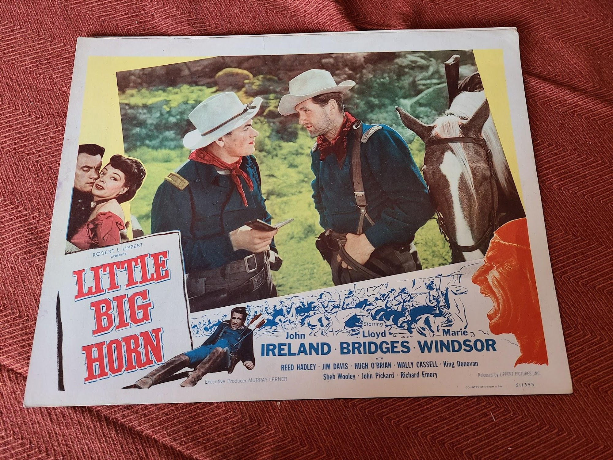 Little Big Horn 1951 Western Lobby Cards