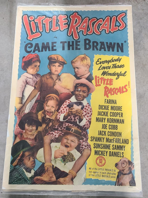 Little Rascals- Came The Brawn R52 1 Sheets/US