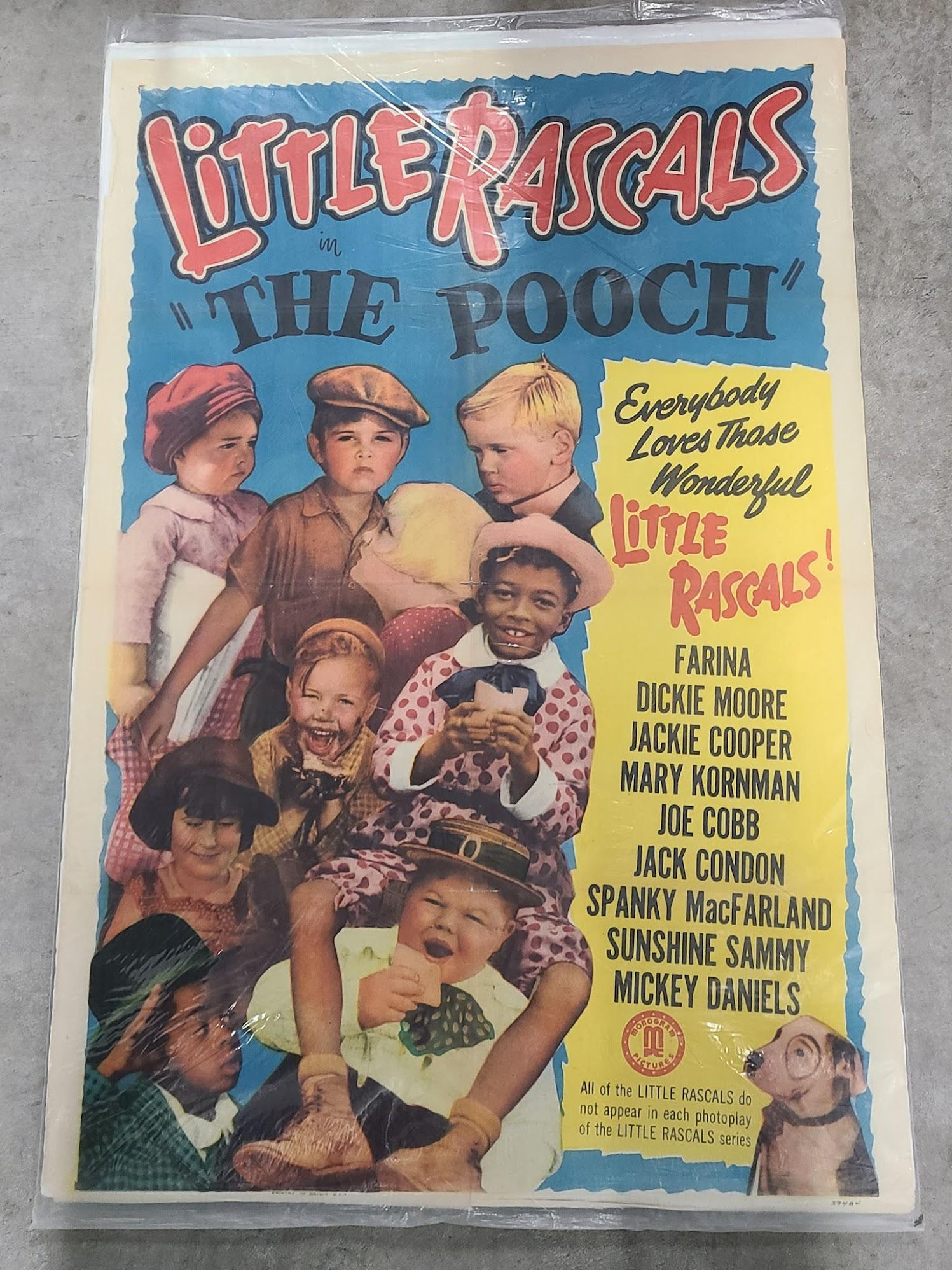Little Rascals- The Pooch R52 1 Sheets/US
