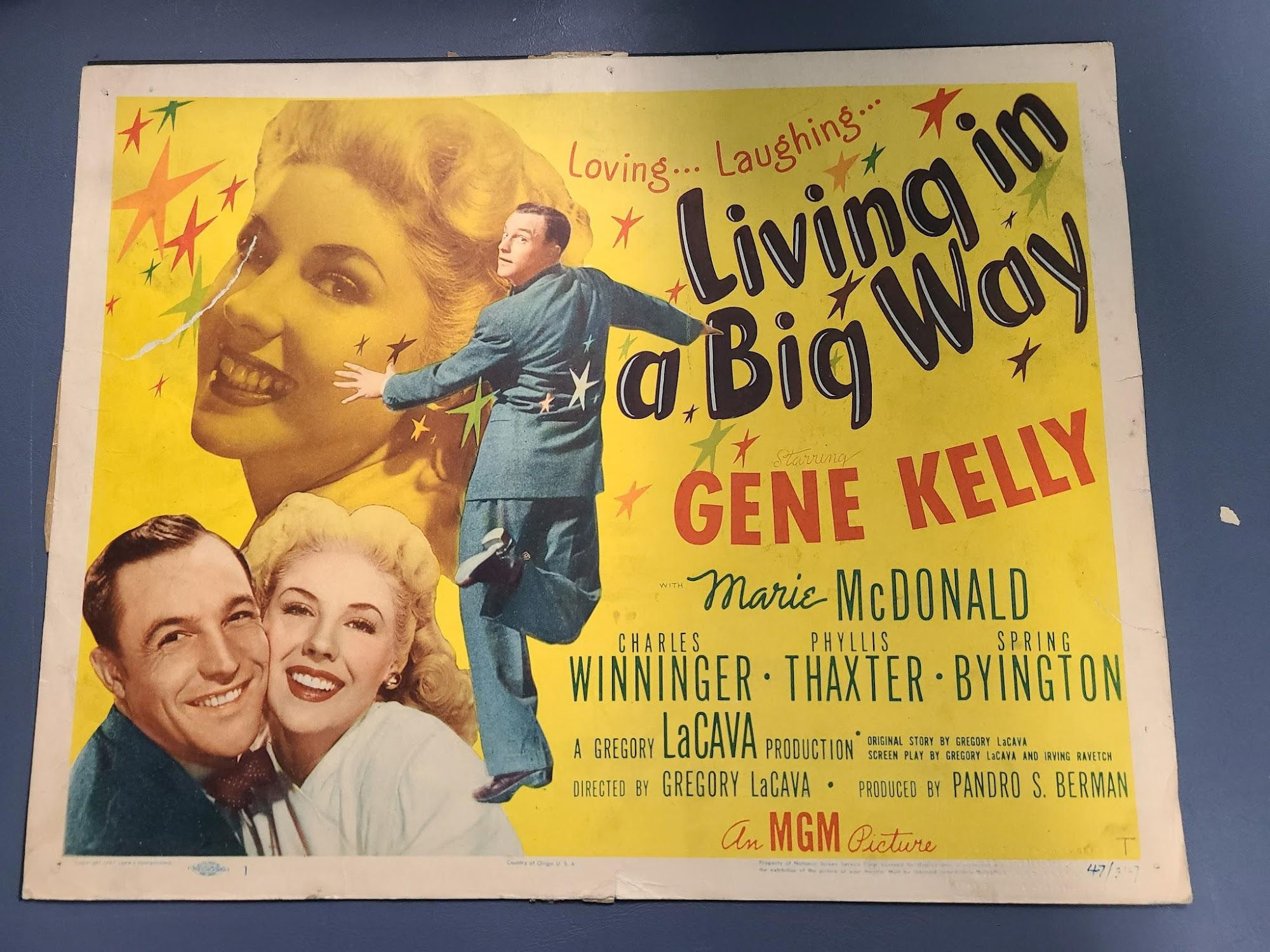 Living In A Big Way 1947 Title Cards
