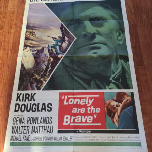 Lonely Are The Brave 1962 1 Sheets/US