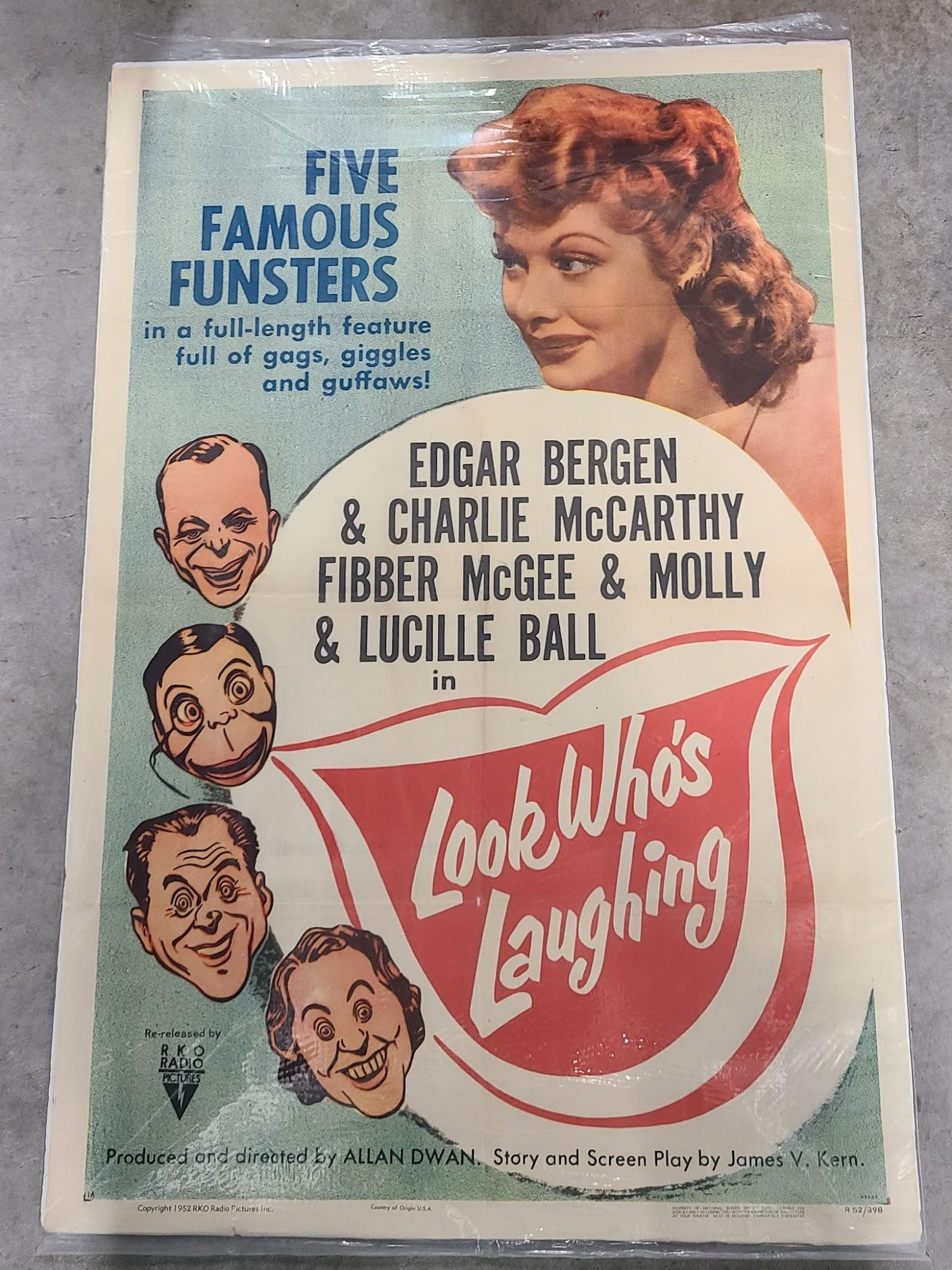 Look Who's Laughing 1941 1 Sheets/US