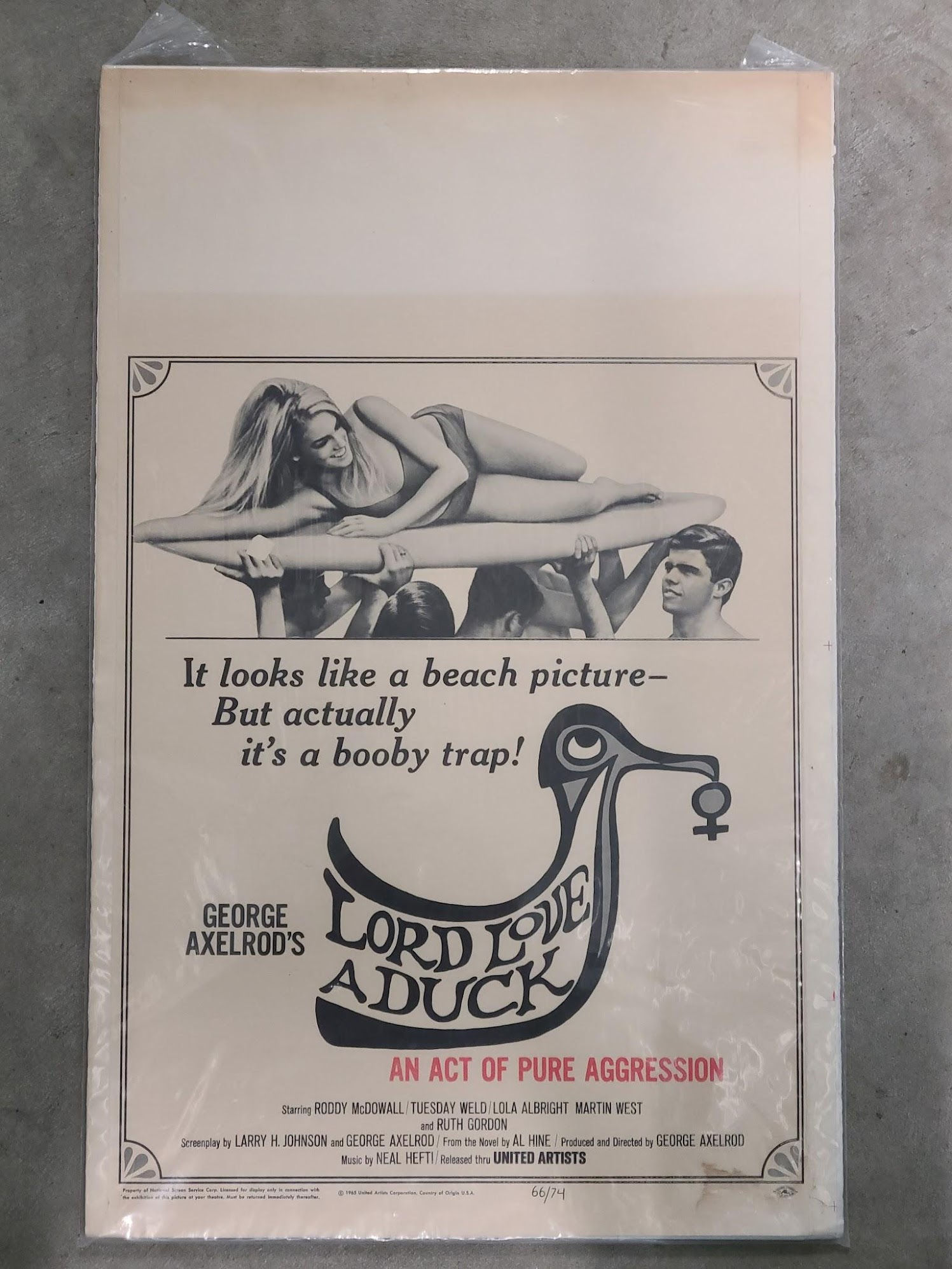 Lord Love A Duck 1966 Window Cards