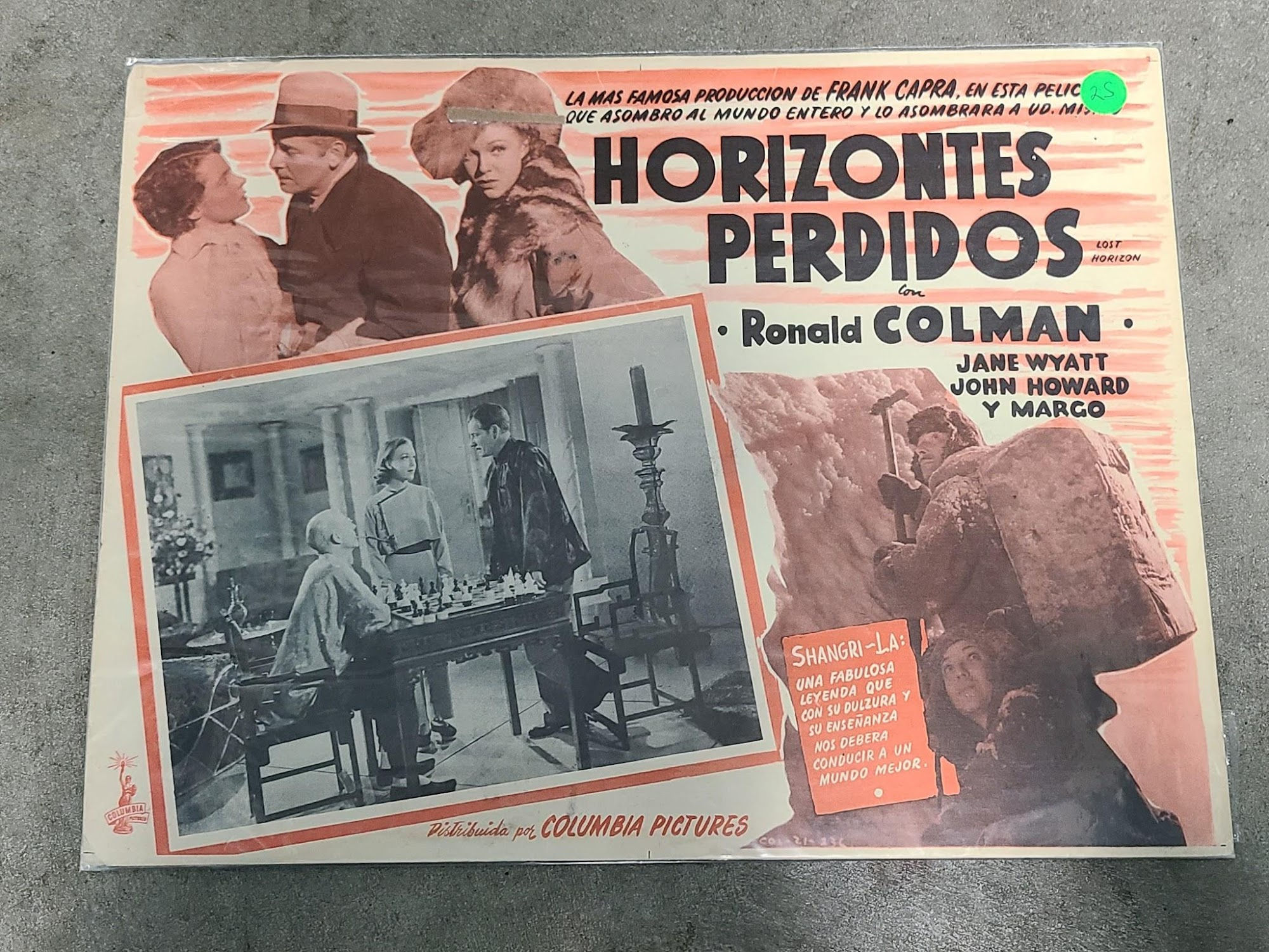 Lost Horizon 1937 Mexican Lobby Cards