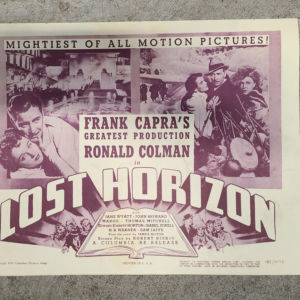 Lost Horizon 1937 Title Cards