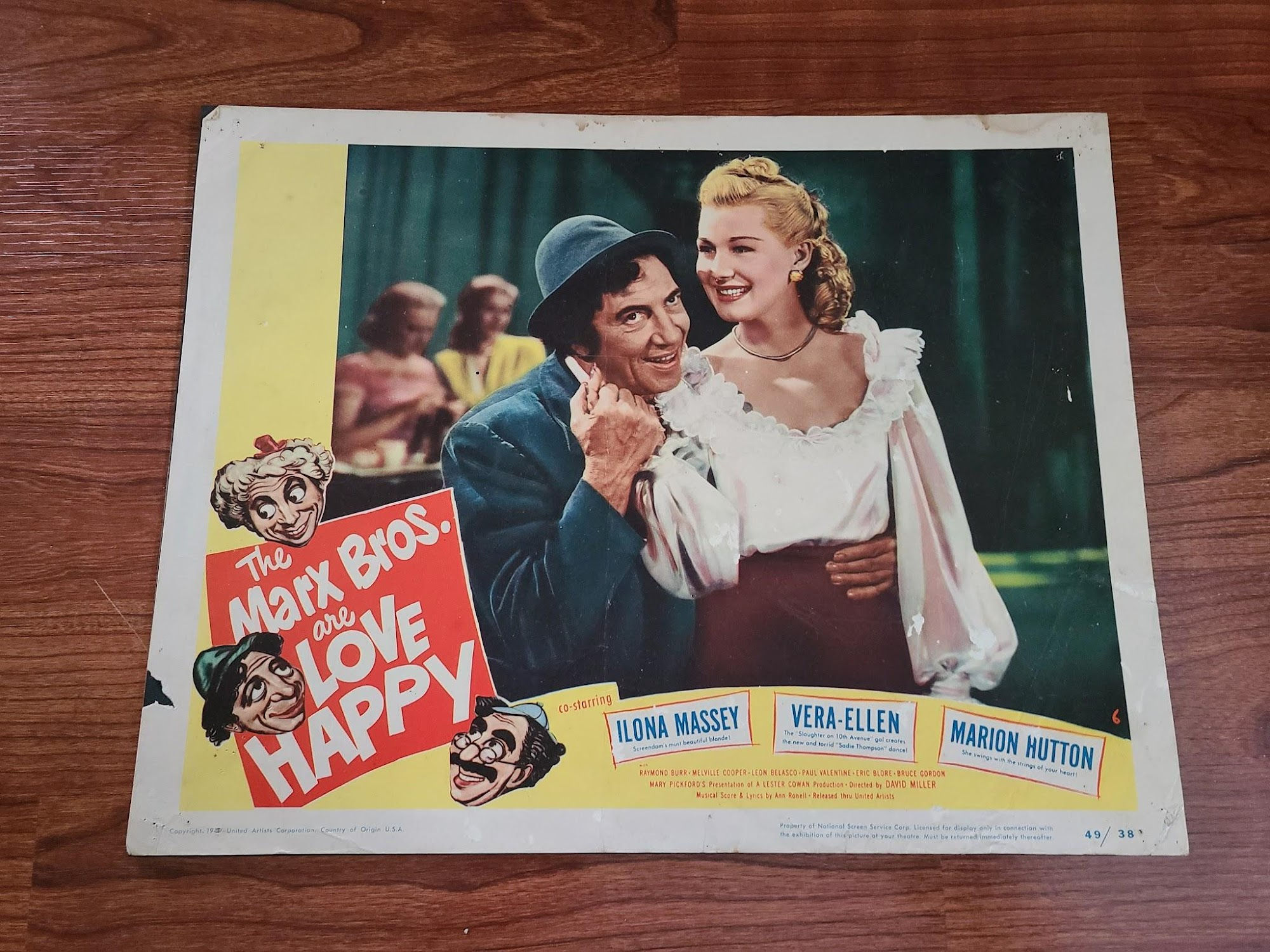 Love Happy 1949 General Lobby Cards
