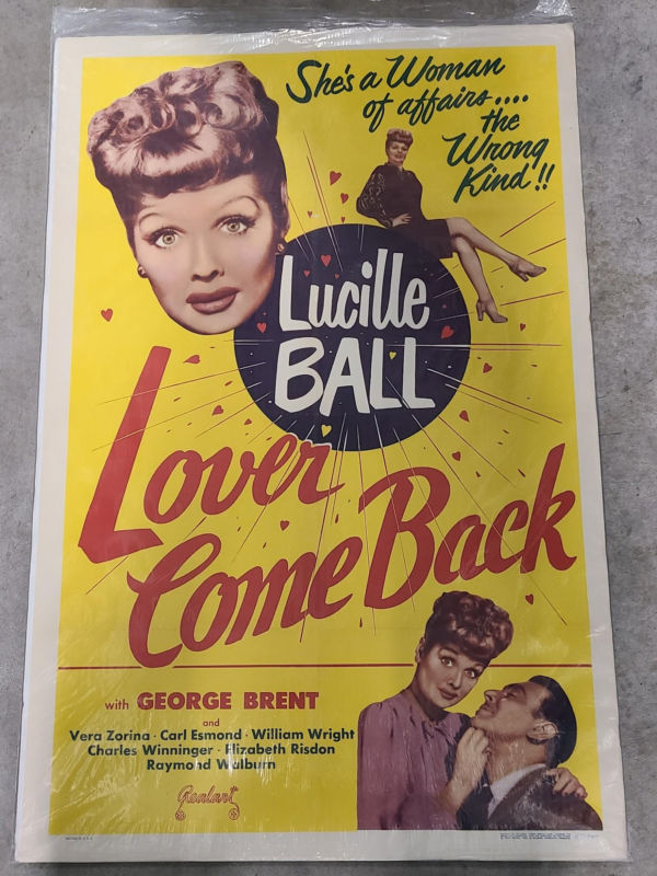 Lover Come Back 1946 1 Sheets/US